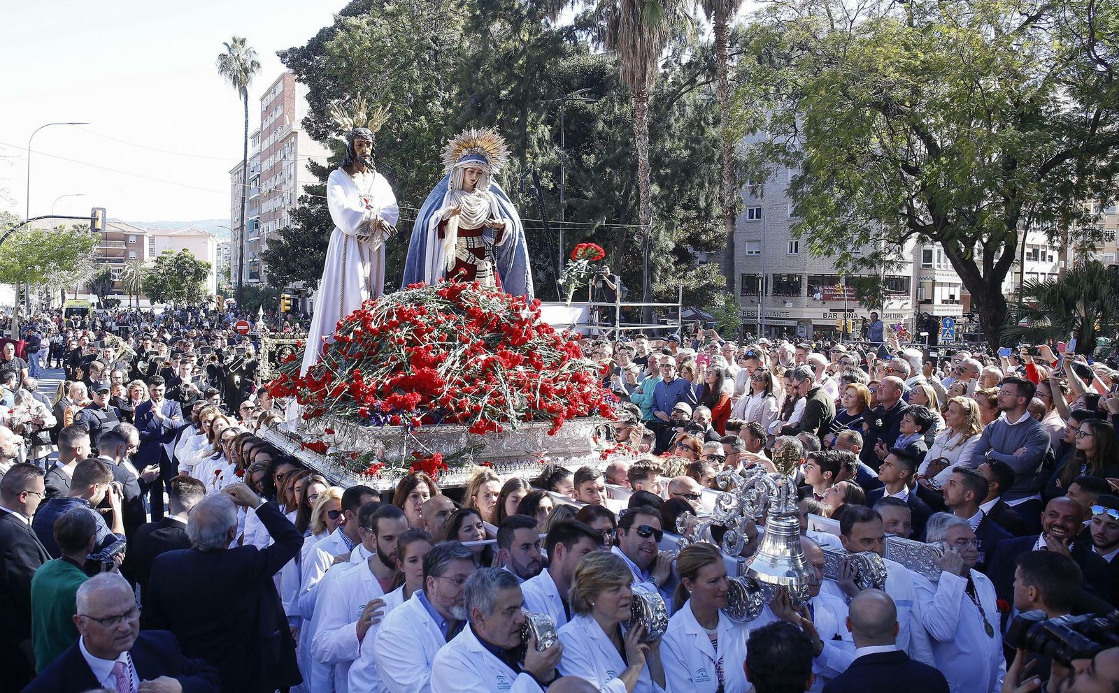 Las fotos del traslado del Cautivo