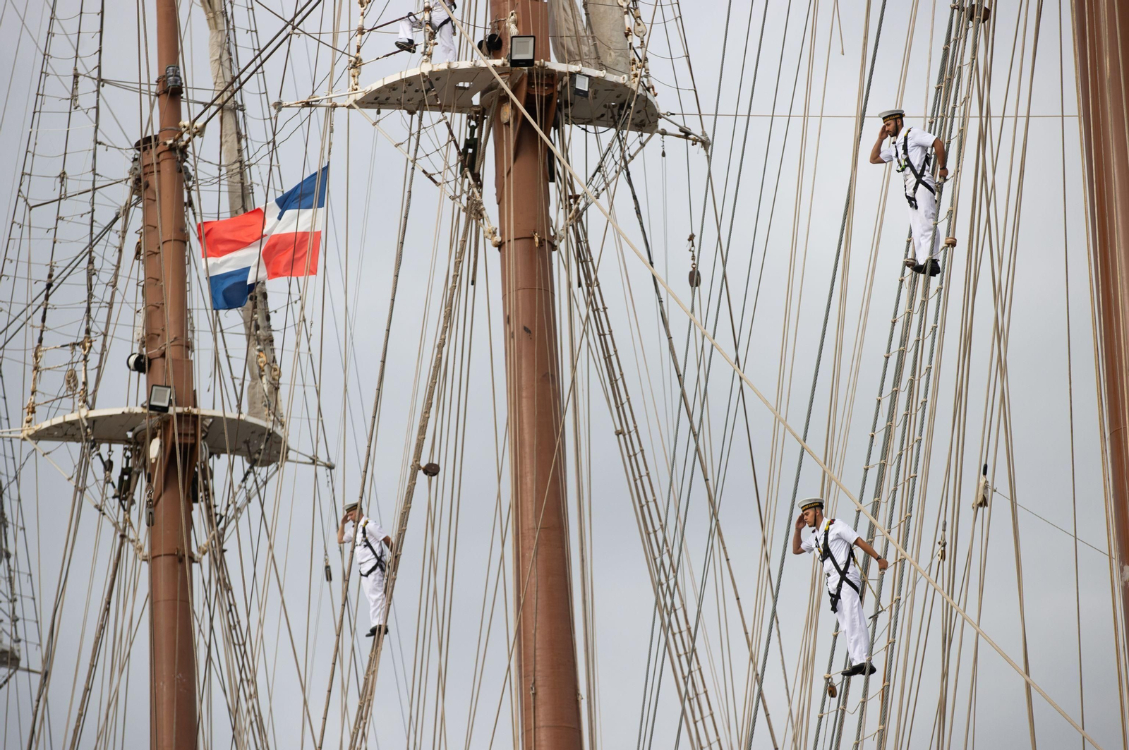 Armada: Las imágenes del 'Juan Sebastián de Elcano' en Santo Domingo