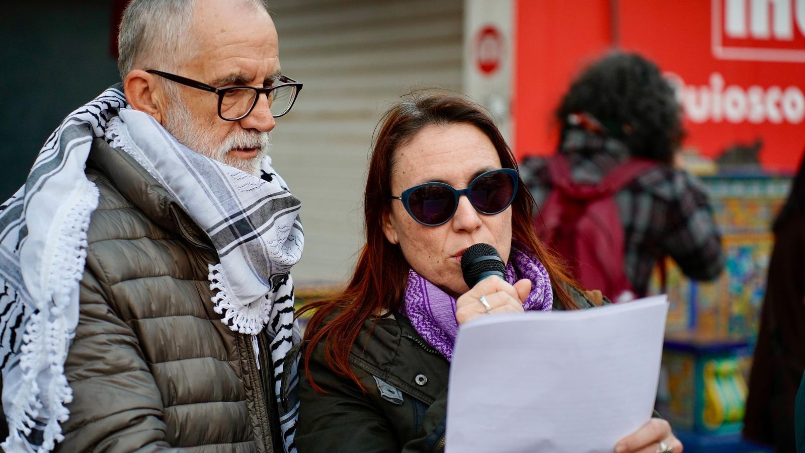 Fotos de la concentración en Algeciras en apoyo a Palestina