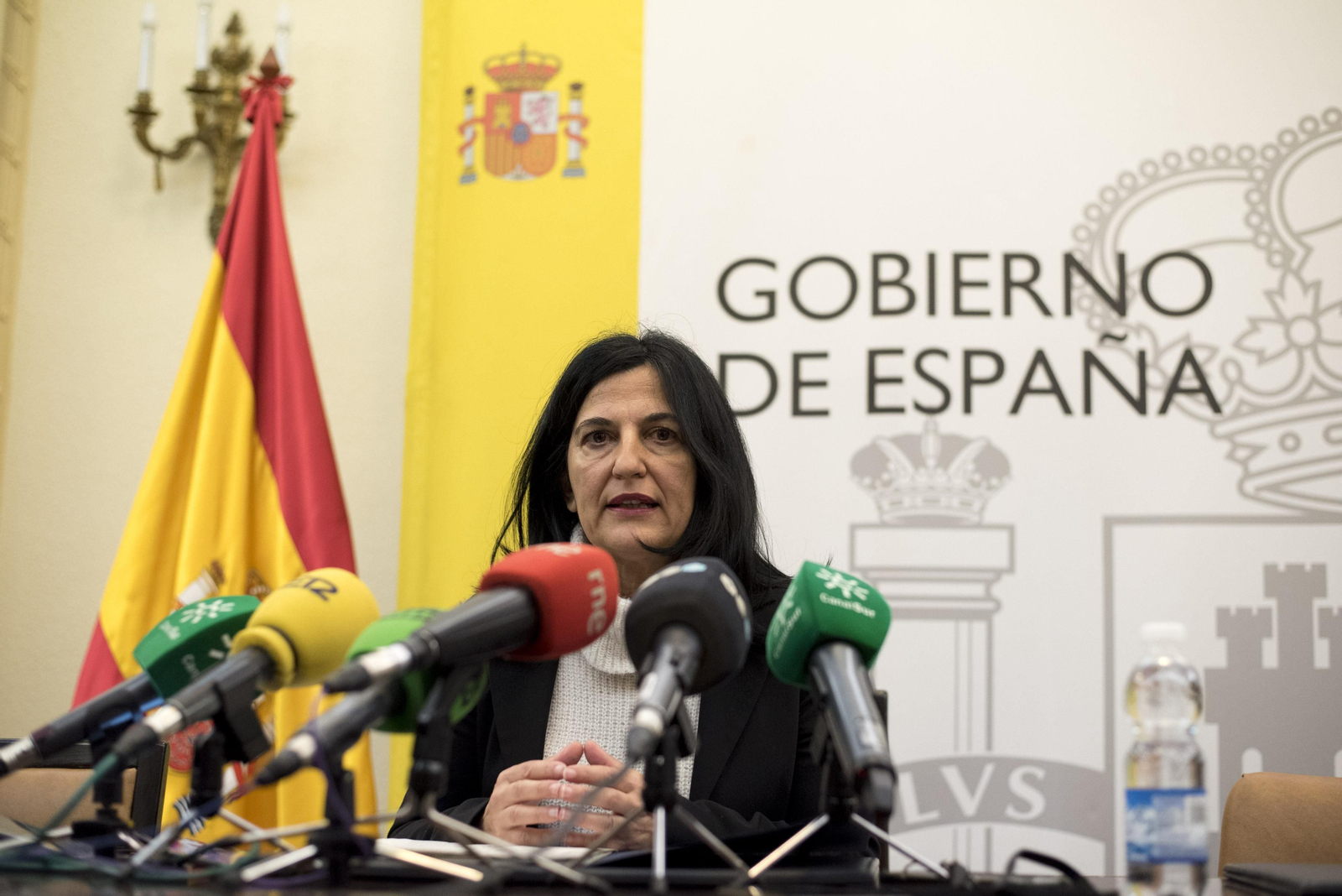 Inmaculada López Calahorro, en una anterior comparecencia antes los medios de comunicación