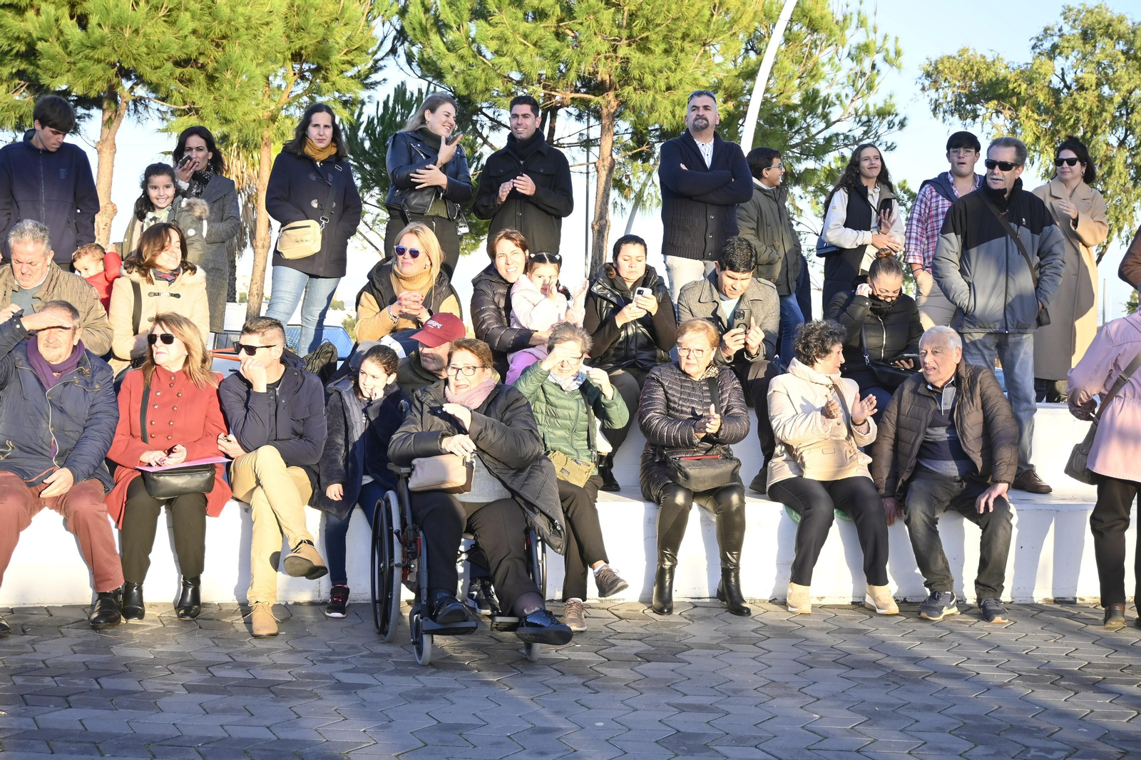 Alumbrado del Puerto de Huelva, en imágenes