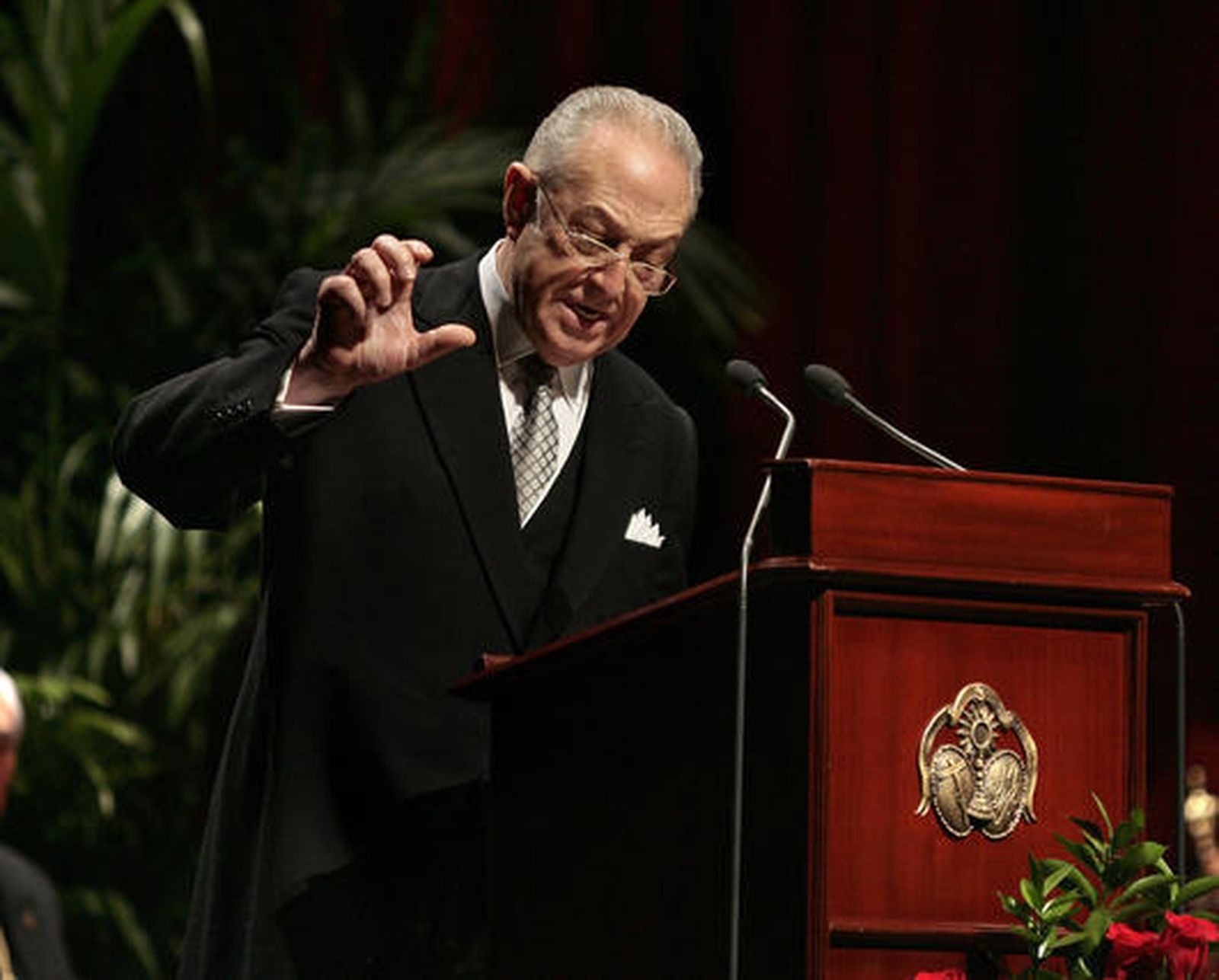 Cano-Romero durante el pregón.  Foto: Juan Carlos Munoz
