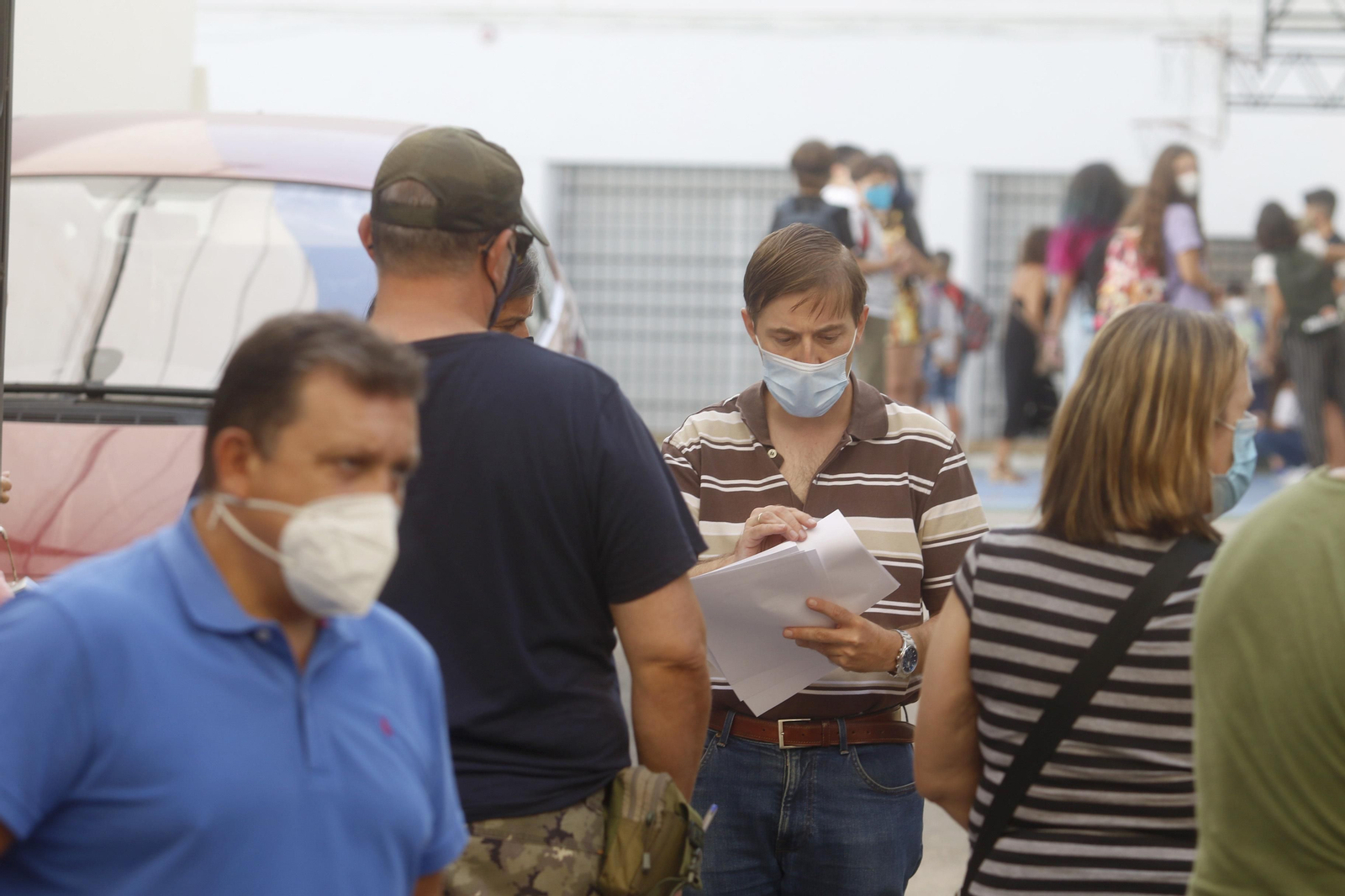La vuelta al instituto en Córdoba en un curso marcado por el covid-19, en fotos