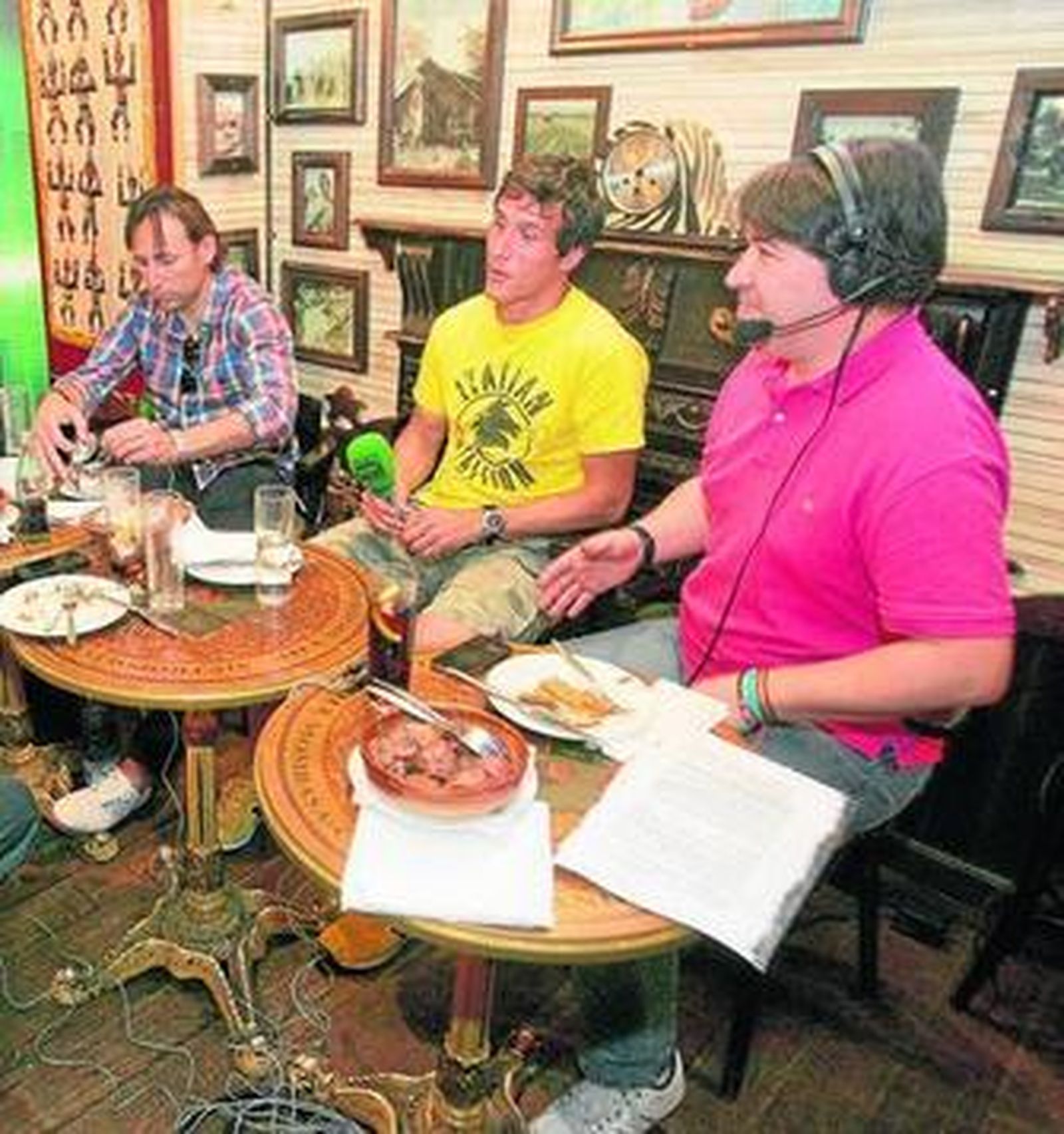 Christian fue ayer el invitado a la tertulia que Onda Deportiva realiza en Mombasa Café.