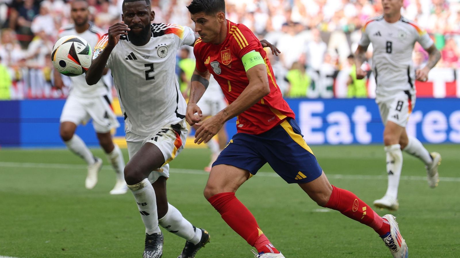 Las mejores fotos del España - Alemania