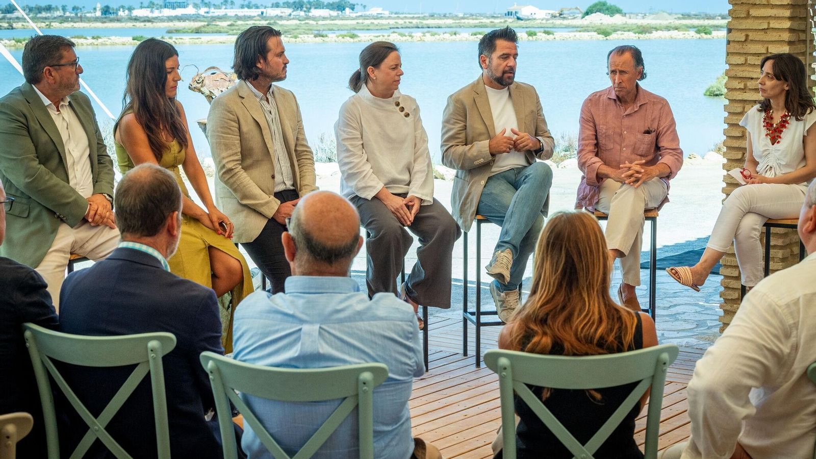Una instantánea del encuentro. Una instantánea del encuentro.