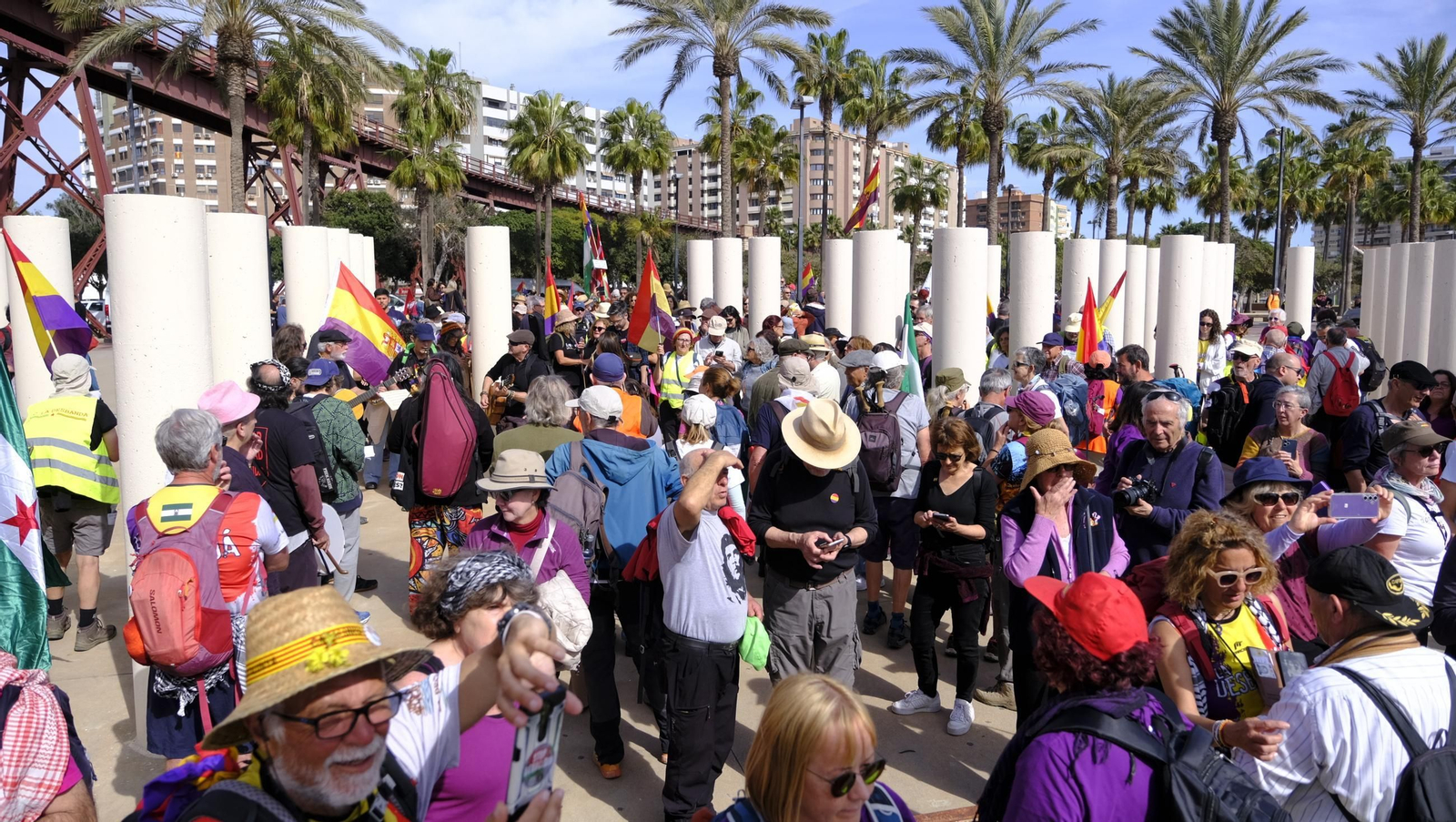 La Marcha de la Desbandá, en imágenes