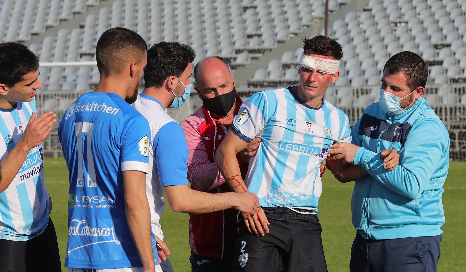 Imágenes del  Xerez CD - Balompédica Lebrijana (2-0)