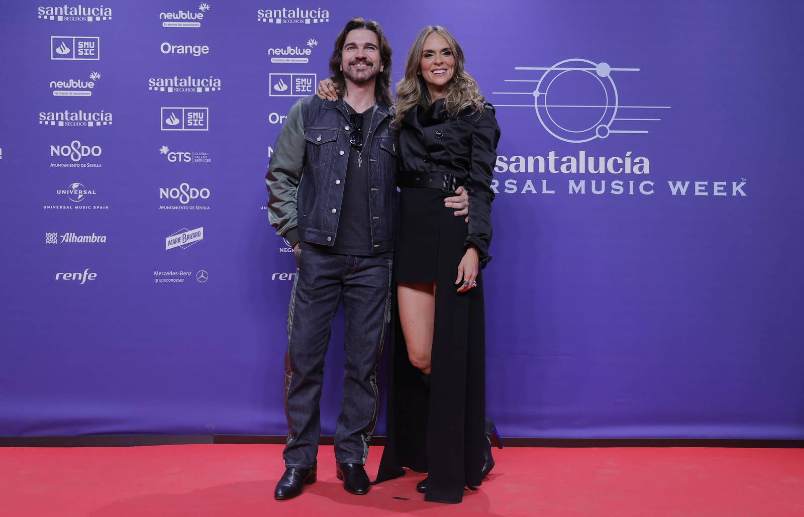 Famosos y artistas en la alfombra roja de la gala del flamenco en los 'Santalucía Universal Music Week'