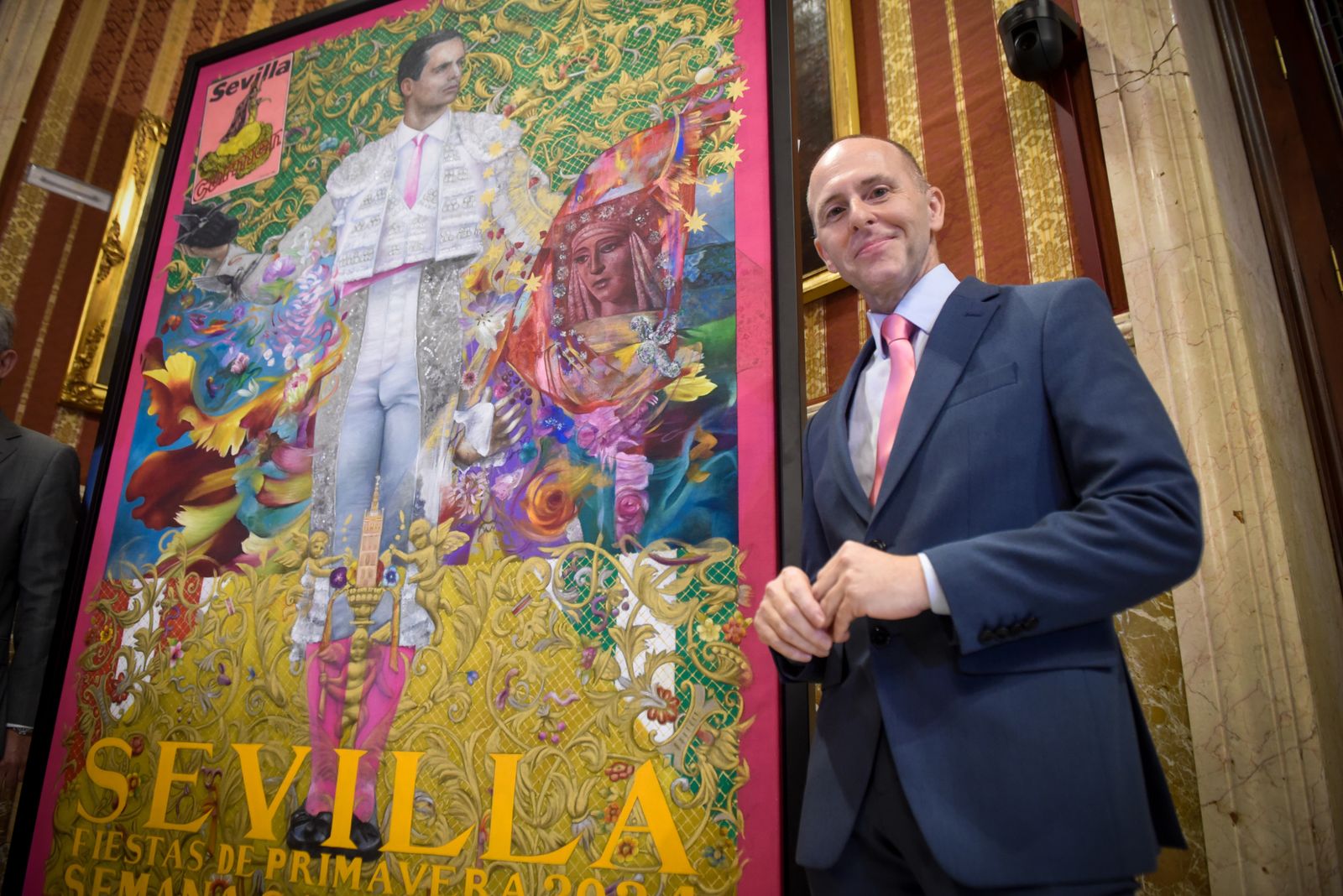 La presentación del cartel de las Fiestas de Primavera de Sevilla 2024, en imágenes