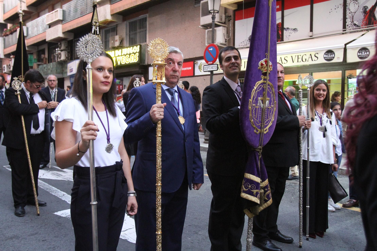 Procesión solemne de la Virgen de la Cinta.