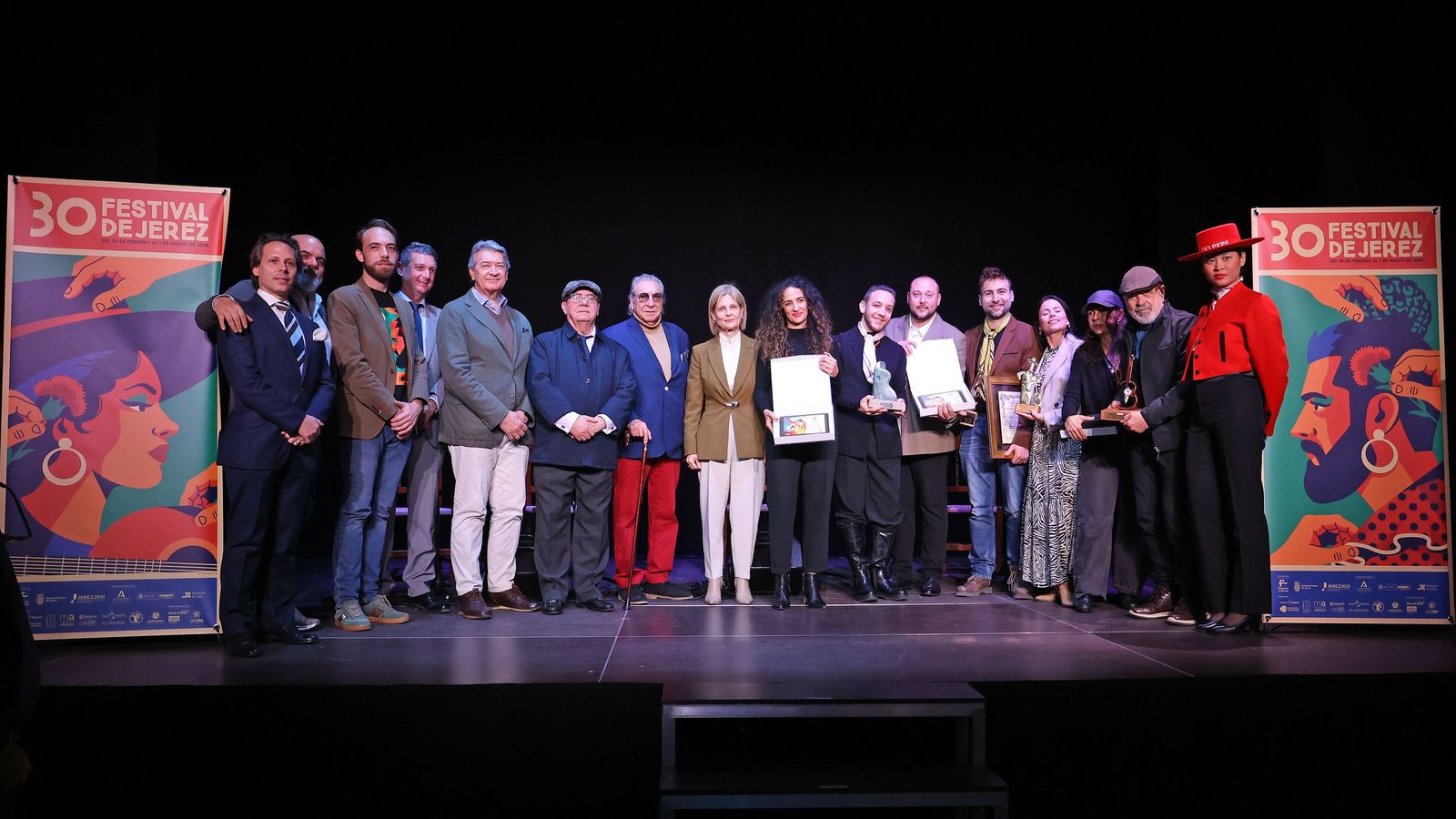 Imágenes de la entrega de premios del Festival de Jerez 2025