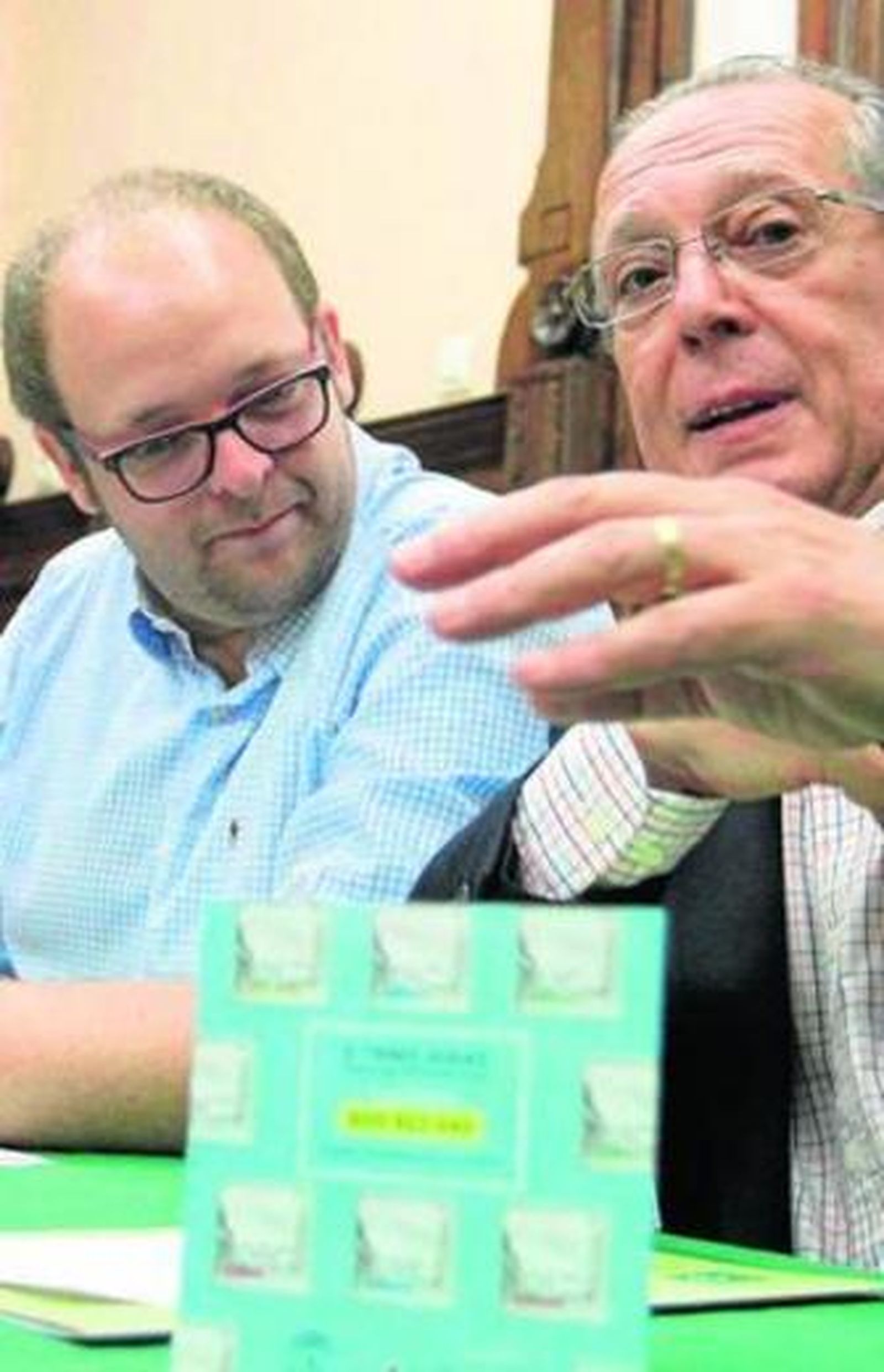 Sebastián Pérez -izquierda- y Juan José Blanco.