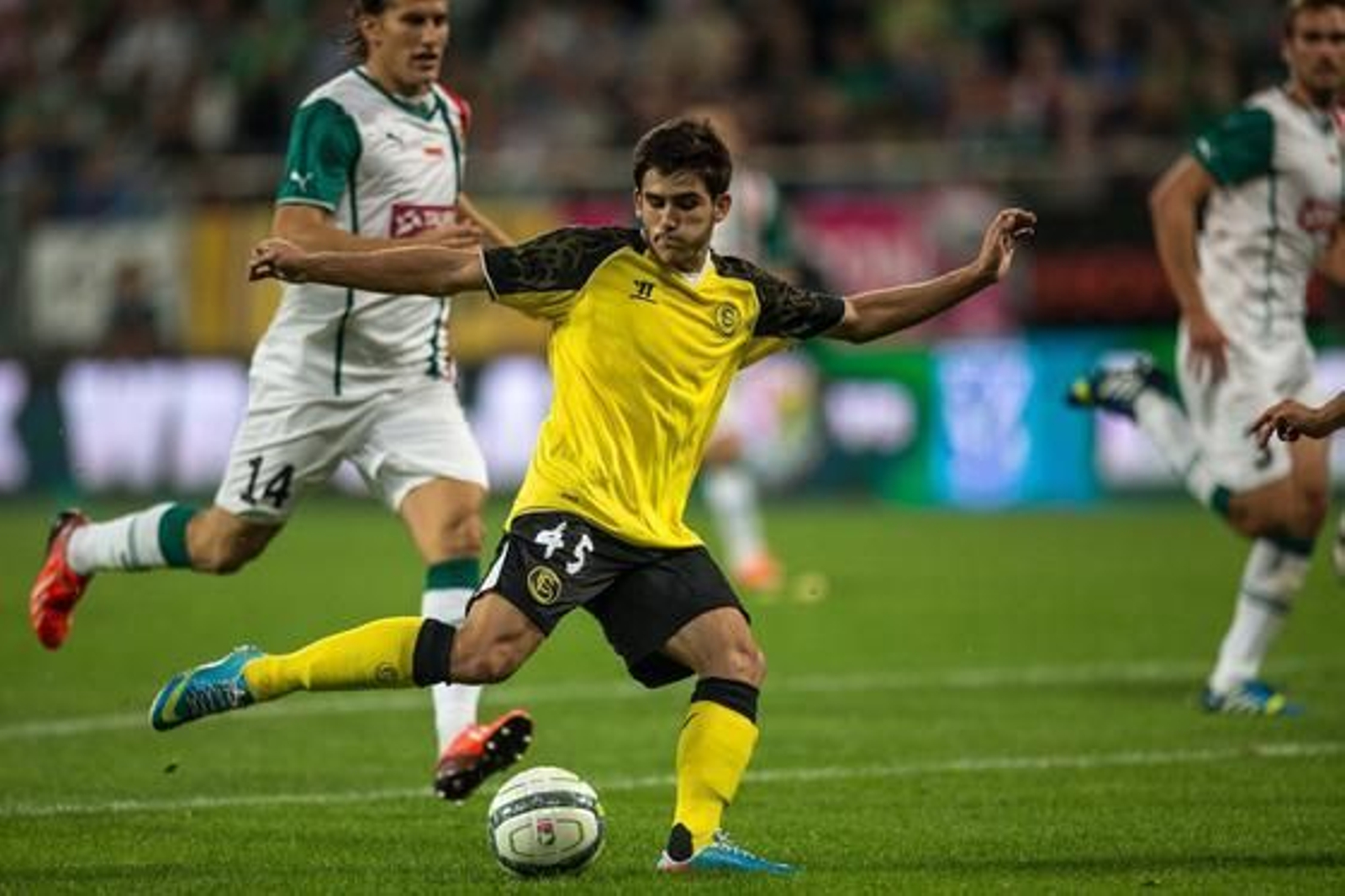 Las imágenes del Slask-Sevilla