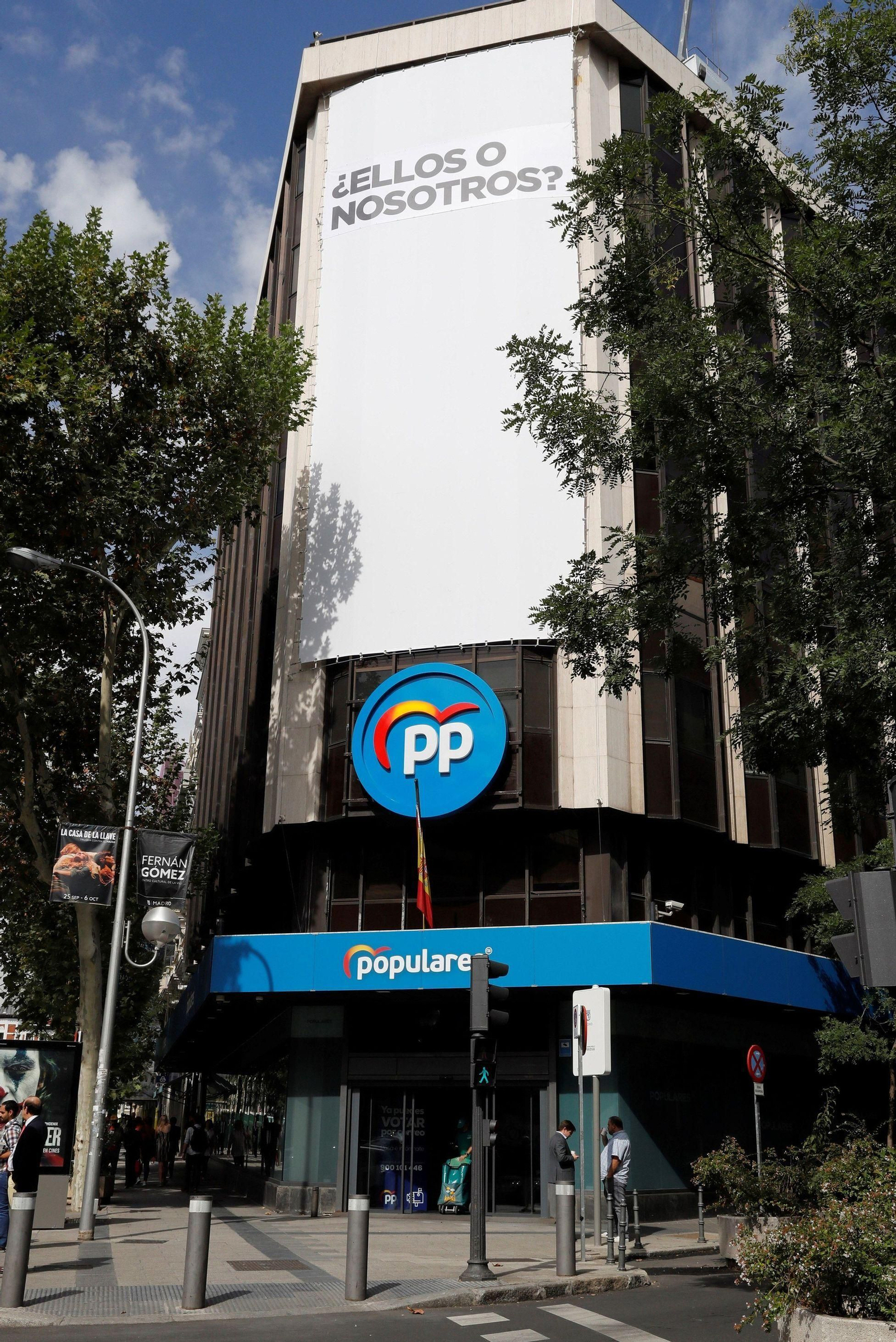 Sede del PP en la calle Génova de Madrid