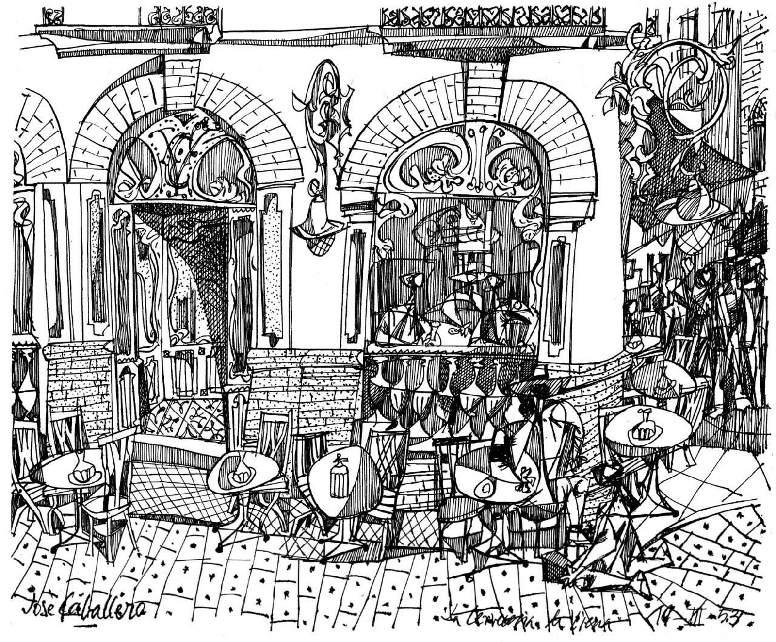 Fachada de la Cervecería Viena en la calle Espronceda.