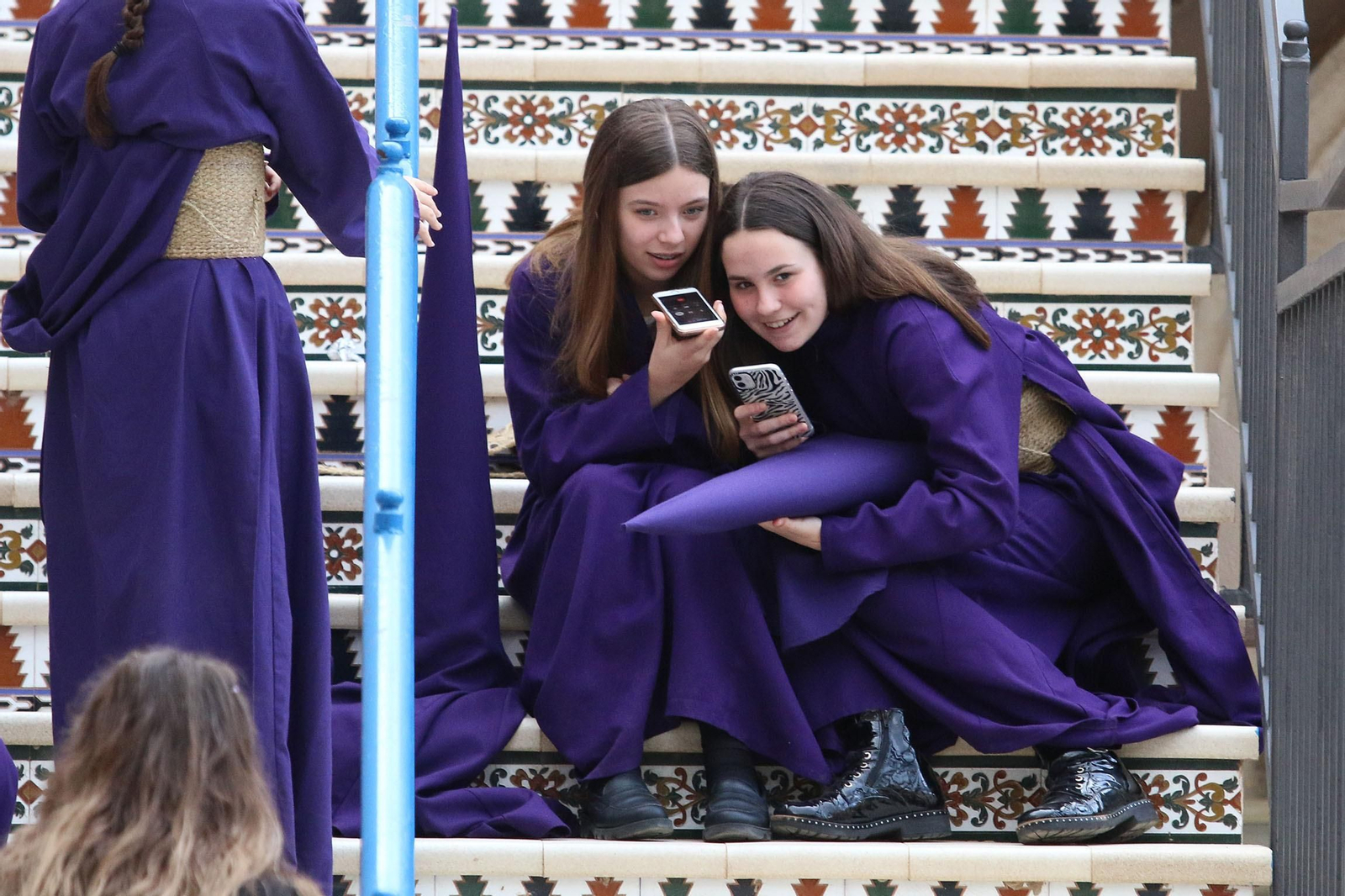La procesión de las Angustias de Almería, en imágenes