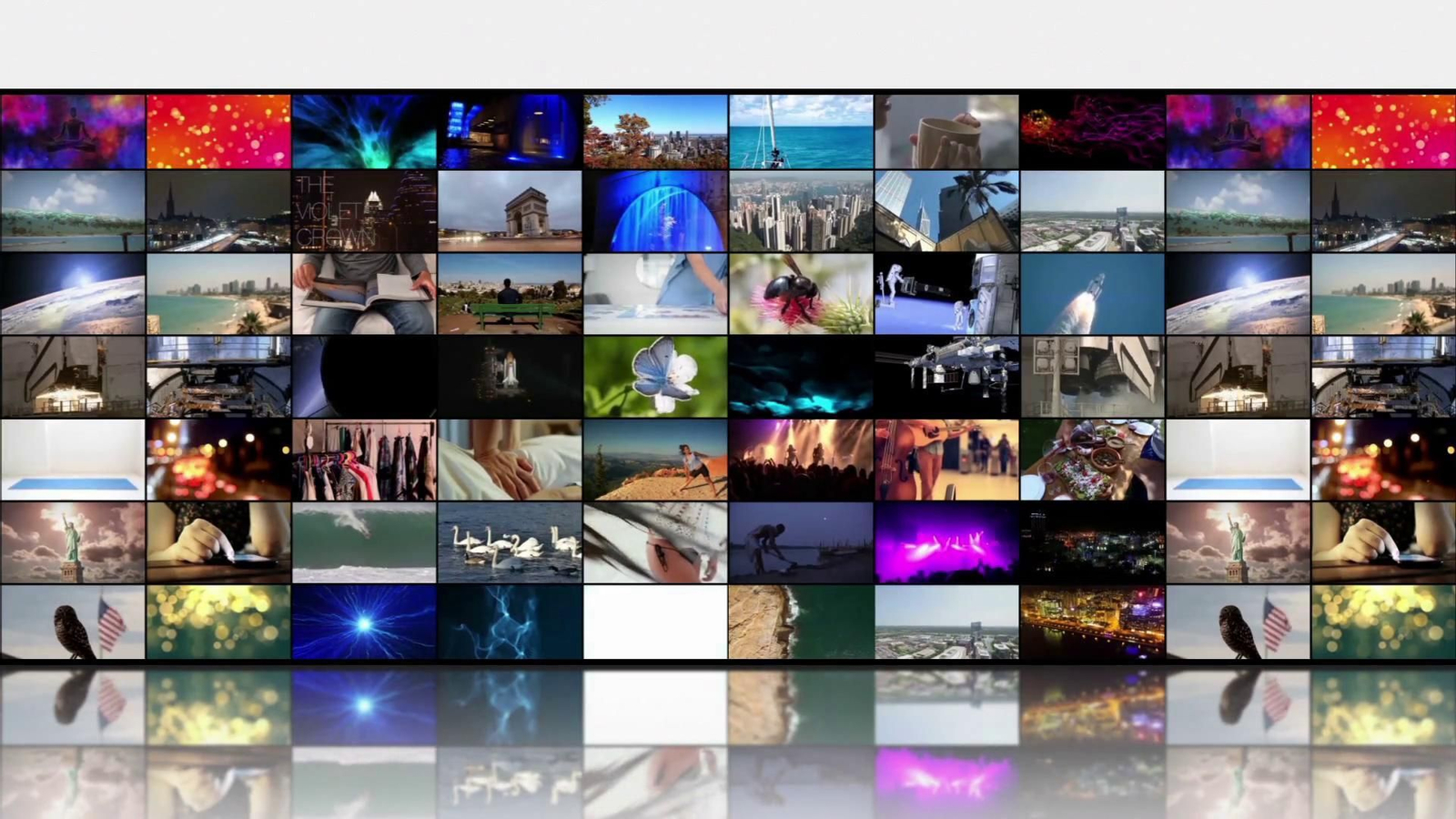 Una multipantalla gigante en HD