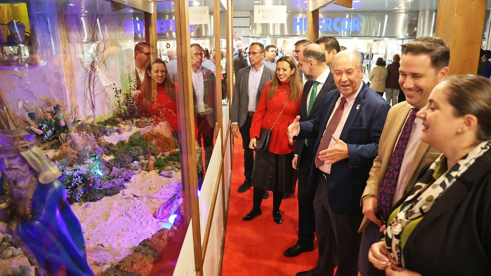 Imagen de la inauguración del Belén