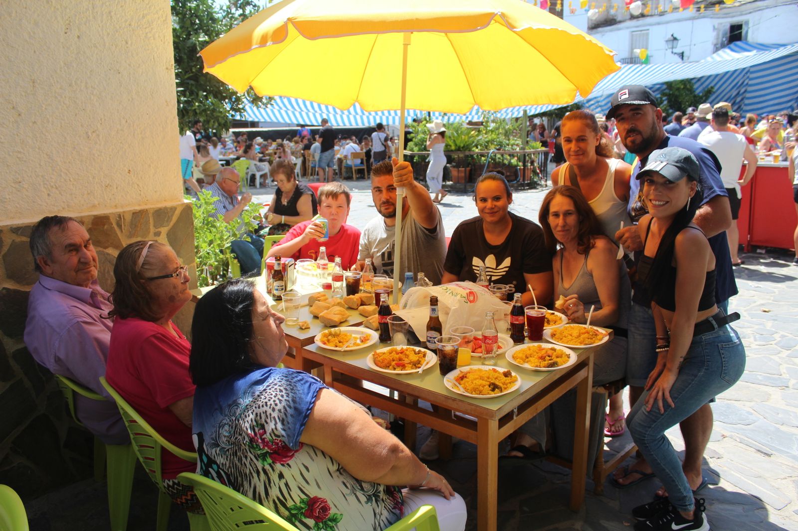 Fotogalería de la paella gigante de Velefique