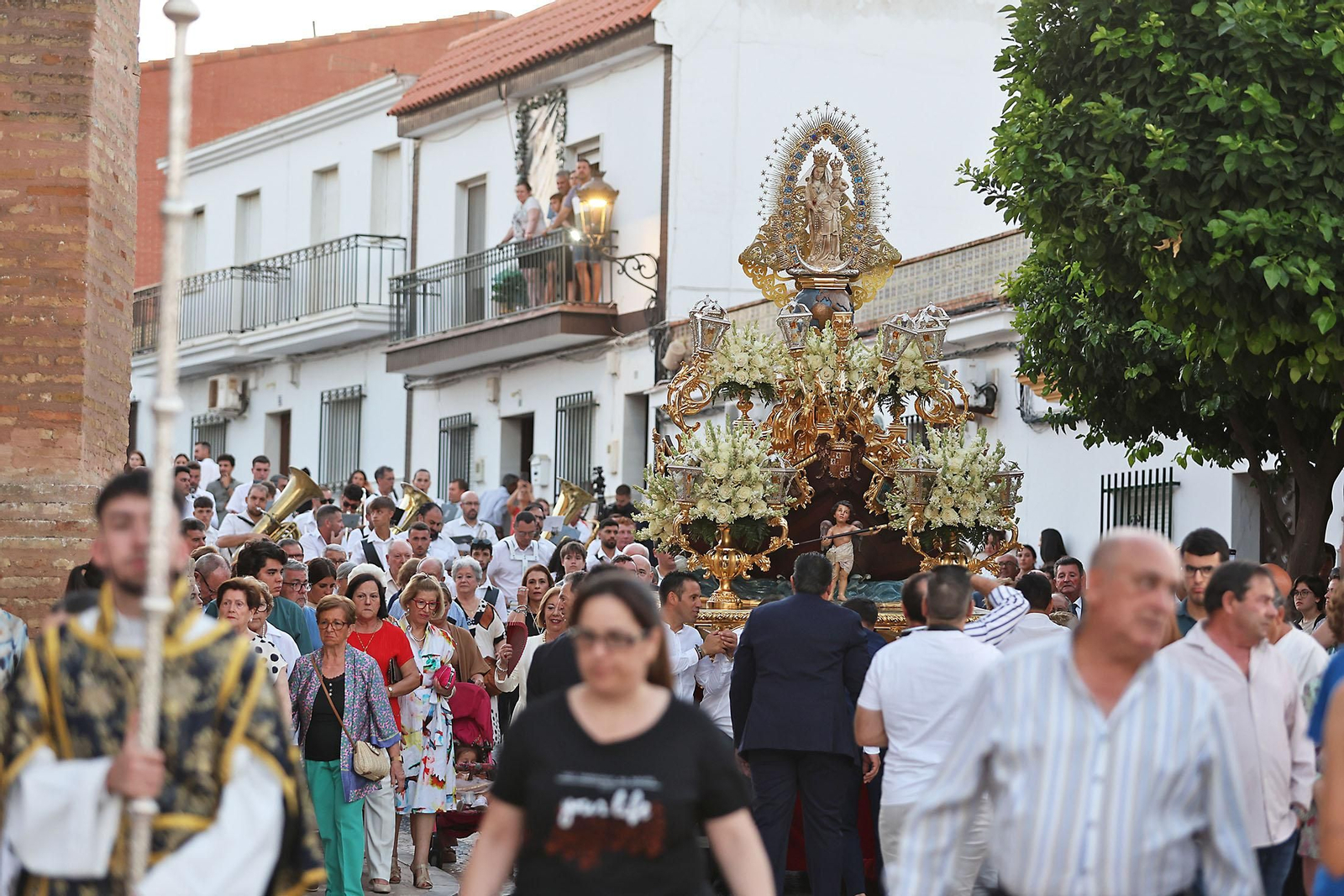 Imágenes de la procesión de Nuestra Señora de los Milagros en Palos de la Frontera Imágenes de la procesión de Nuestra Señora de los Milagros en Palos de la Frontera