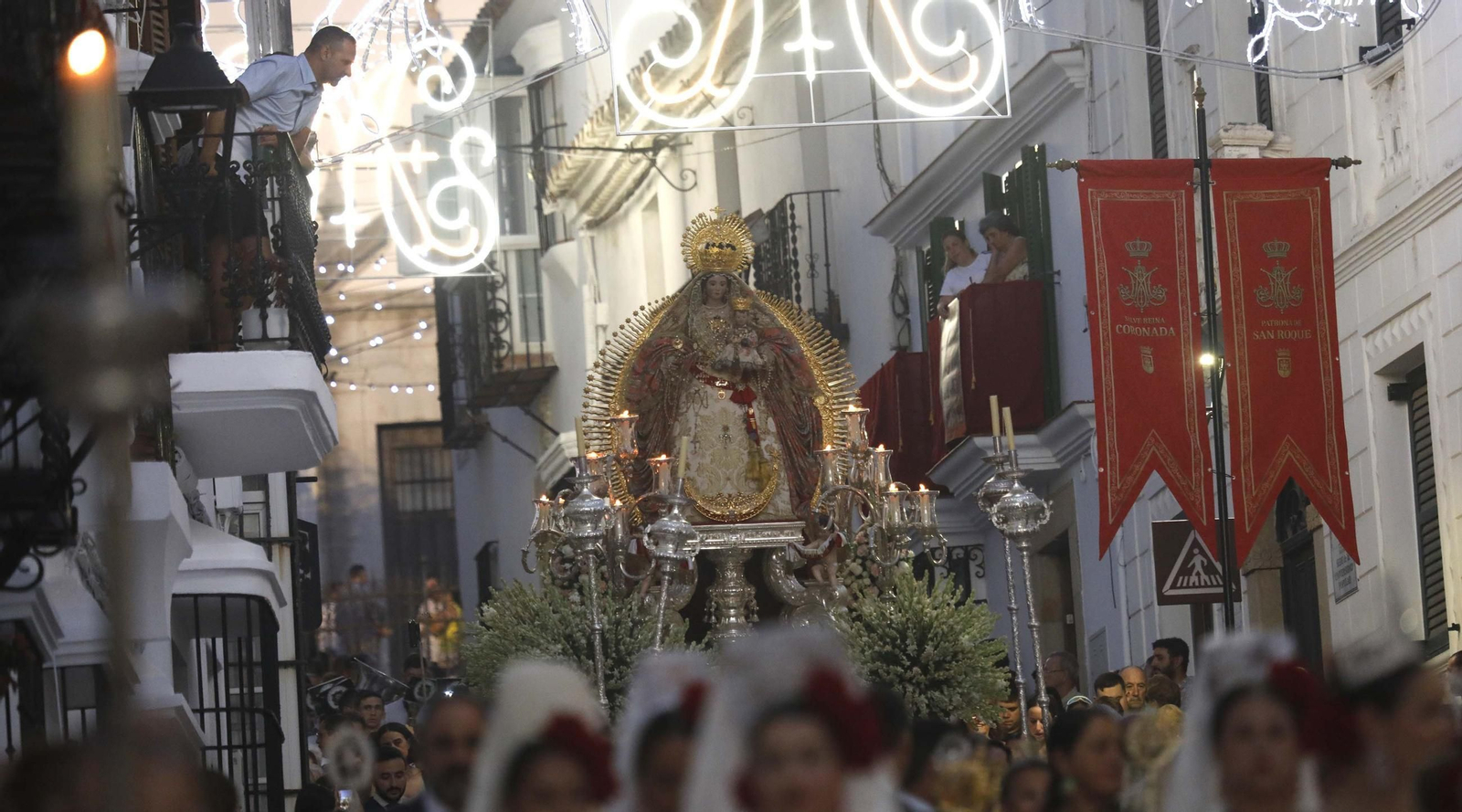 Las fotos de la procesión de Santa María Coronada en San Roque