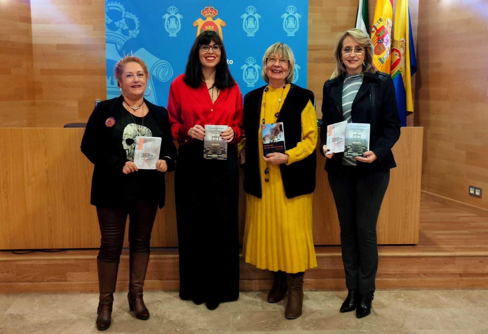 La presentación de los libros del taller de escritura 'Palabreando'.