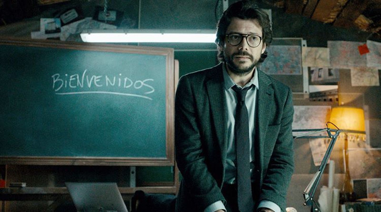 Álvaro Morte es Sergio, 'El Profesor'.