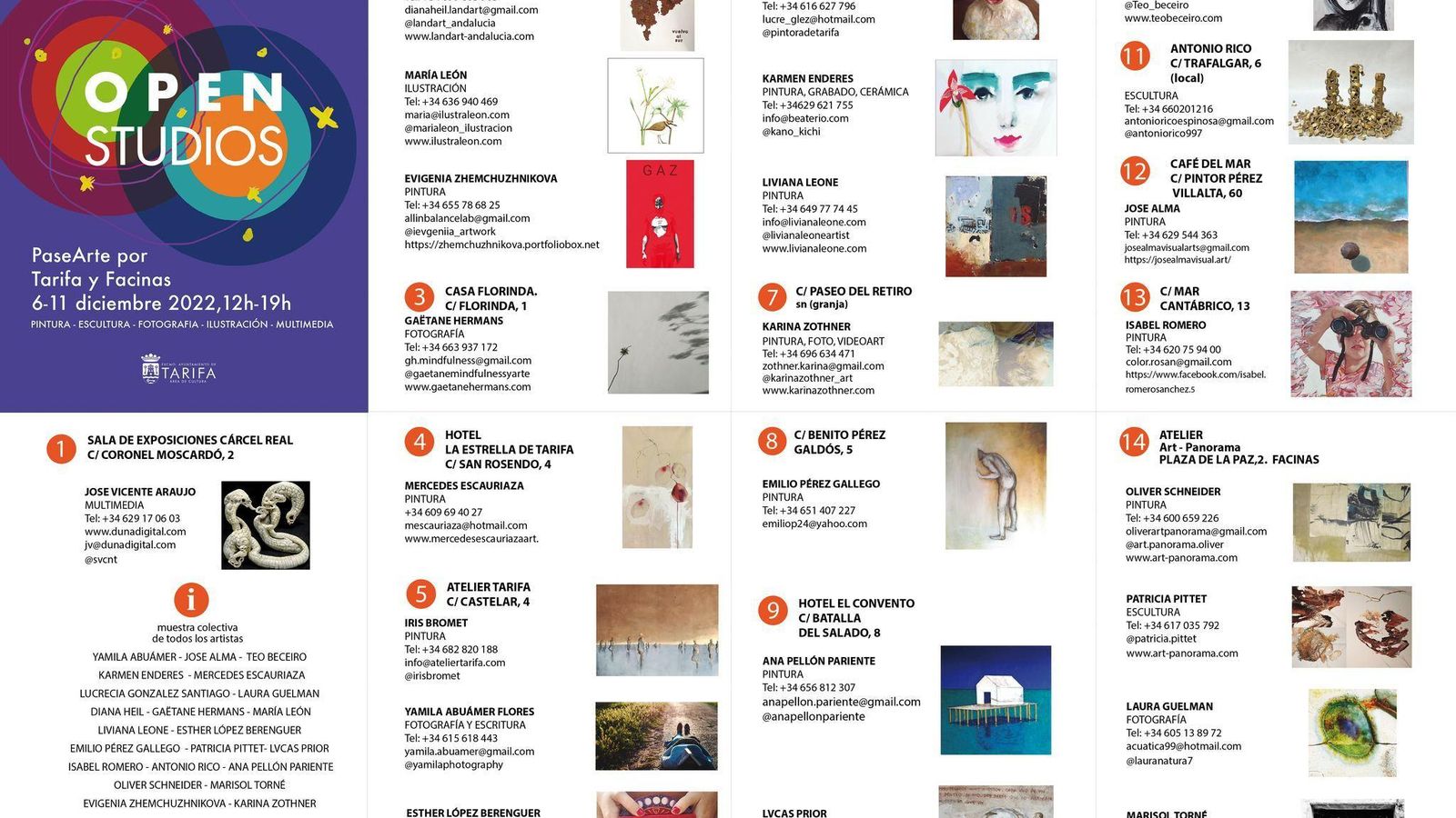 Cartel Openstudios 2022. Cartel Openstudios 2022.