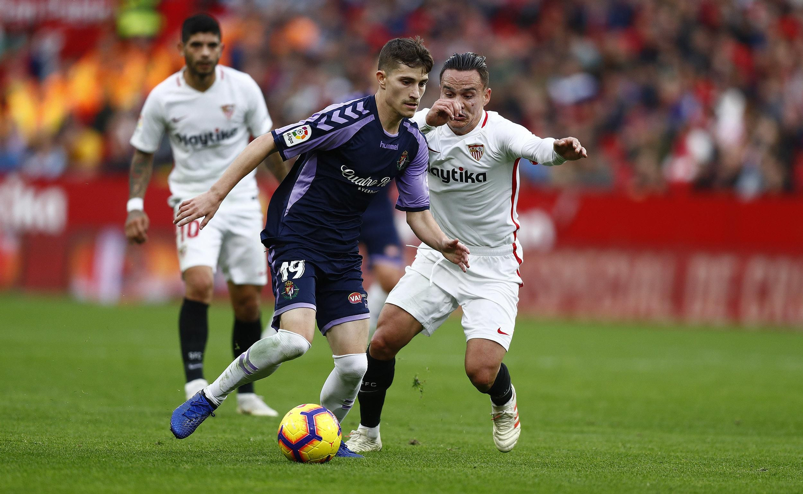 El Sevilla-Valladolid, en imágenes