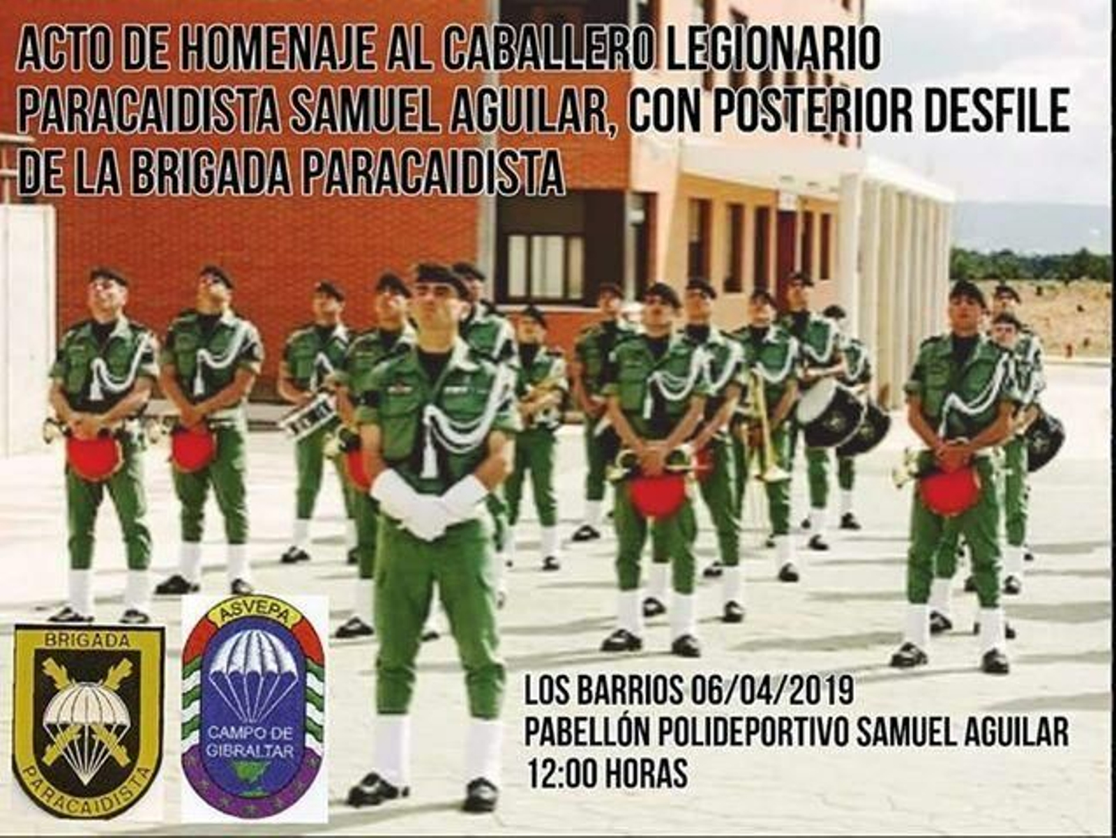 El cartel elaborado para el acto