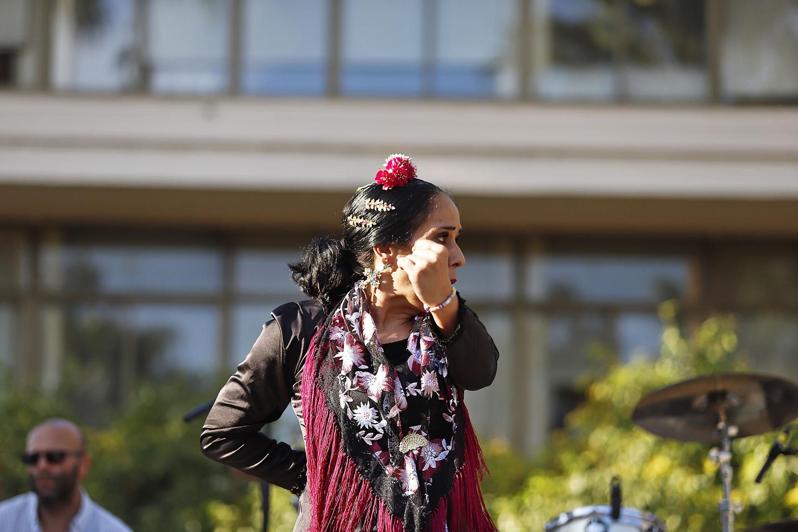 Imágenes de la Feria de las Sevillanas en los jardines del muelle
