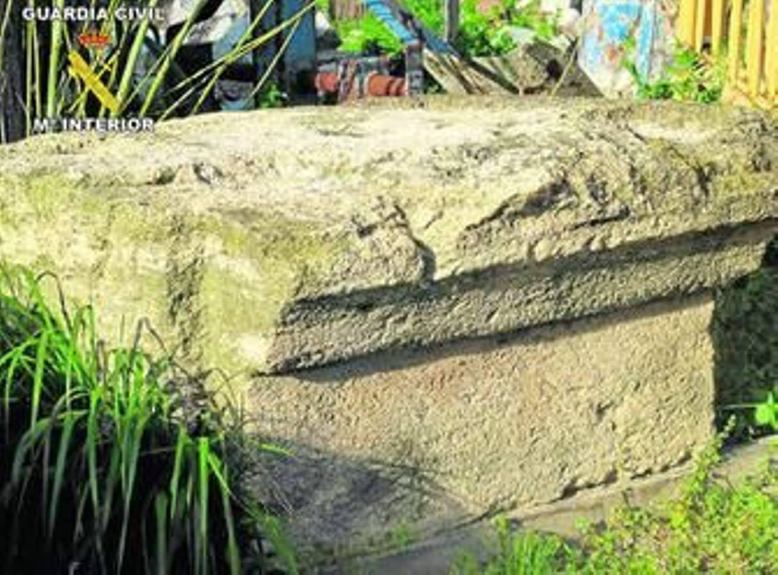 Una de las piezas localizada por el Seprona de la Guardia Civil