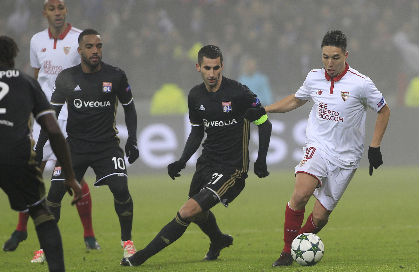 El Lyon-Sevilla, en imágenes.