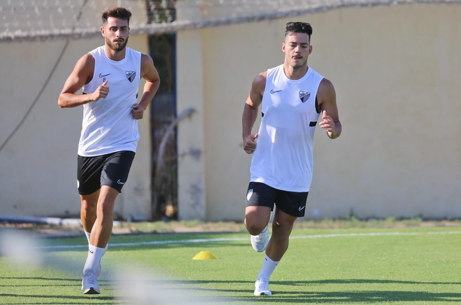 Galería: Manolo Gaspar y Chavarría, en el primer día de Ismael Gutiérrez con el Málaga CF