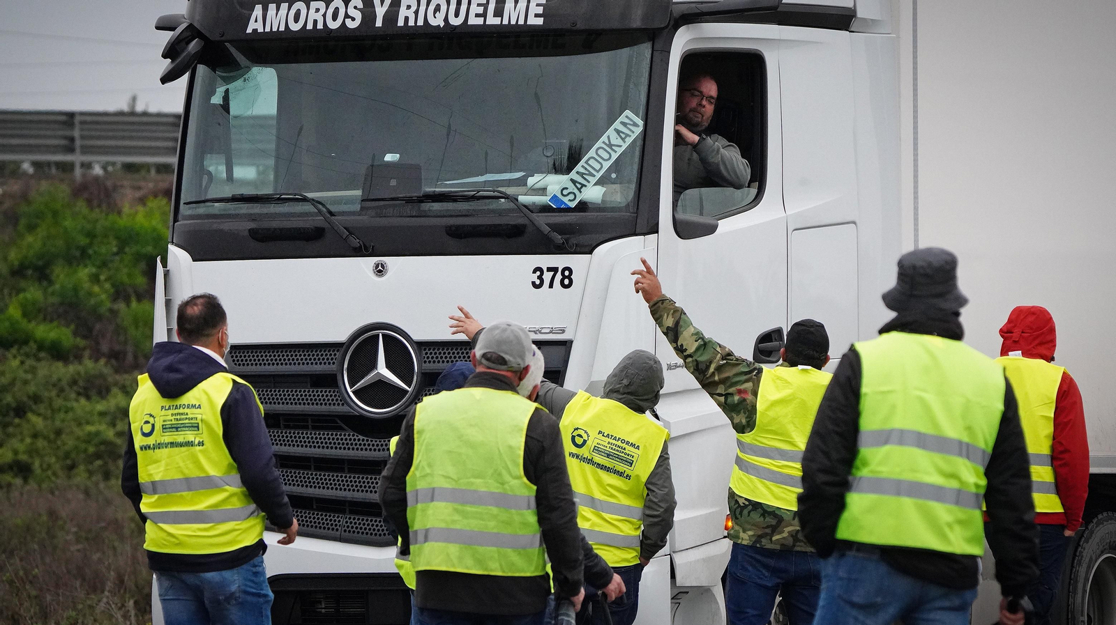 Segundo día de huelga del transporte en Jerez