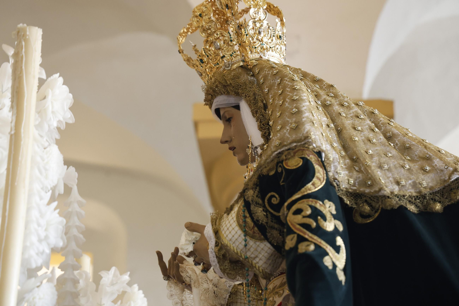 Las fotos de la peregrinación extraordinaria de la Esperanza de Algeciras a la iglesia de la Palma