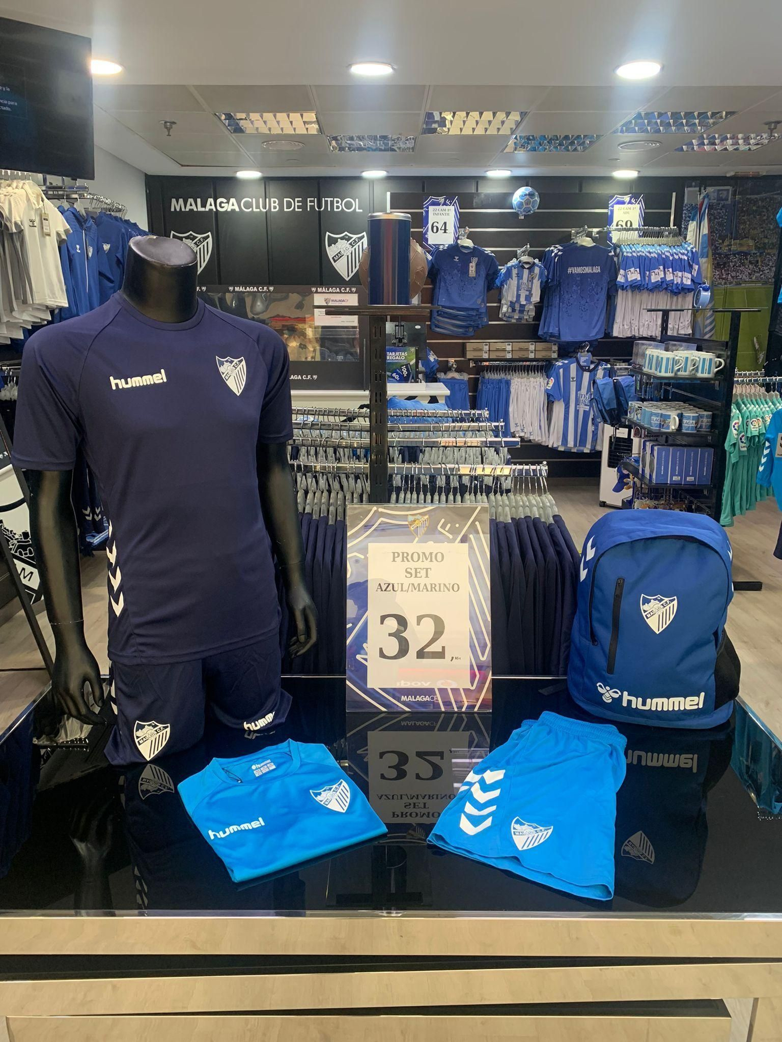 Los novedosos productos del Málaga CF en tiendas