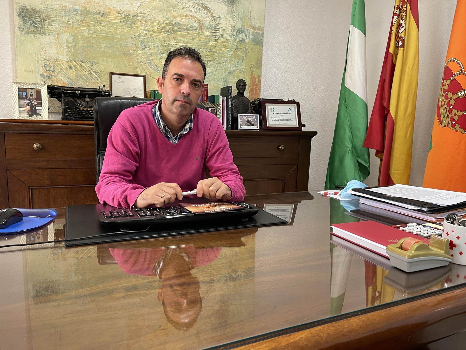 Pedro Ridao Zamora, alcalde de Antas.