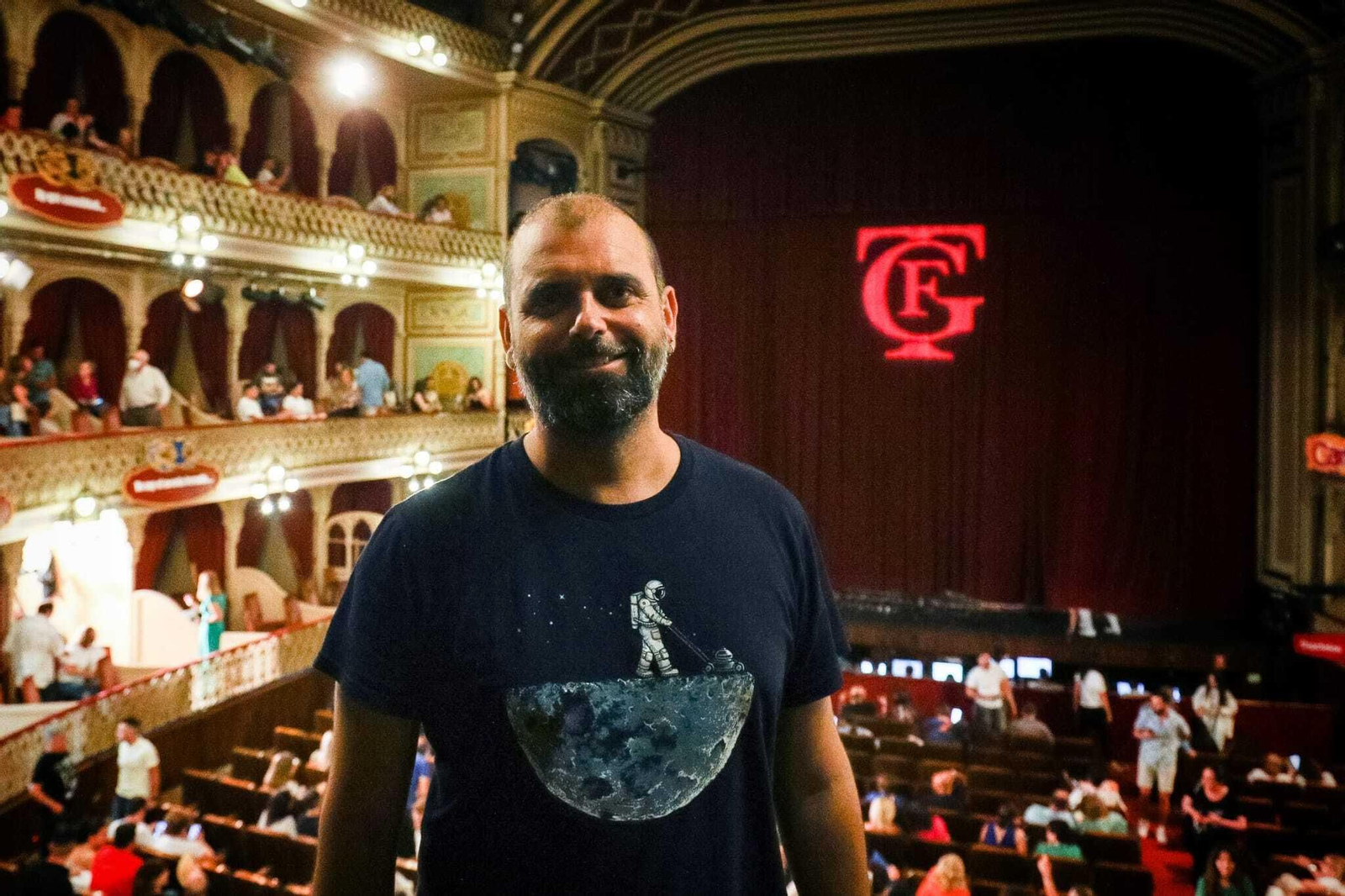 El realizador algecireño Alexis Morante, en el COAC 2022.