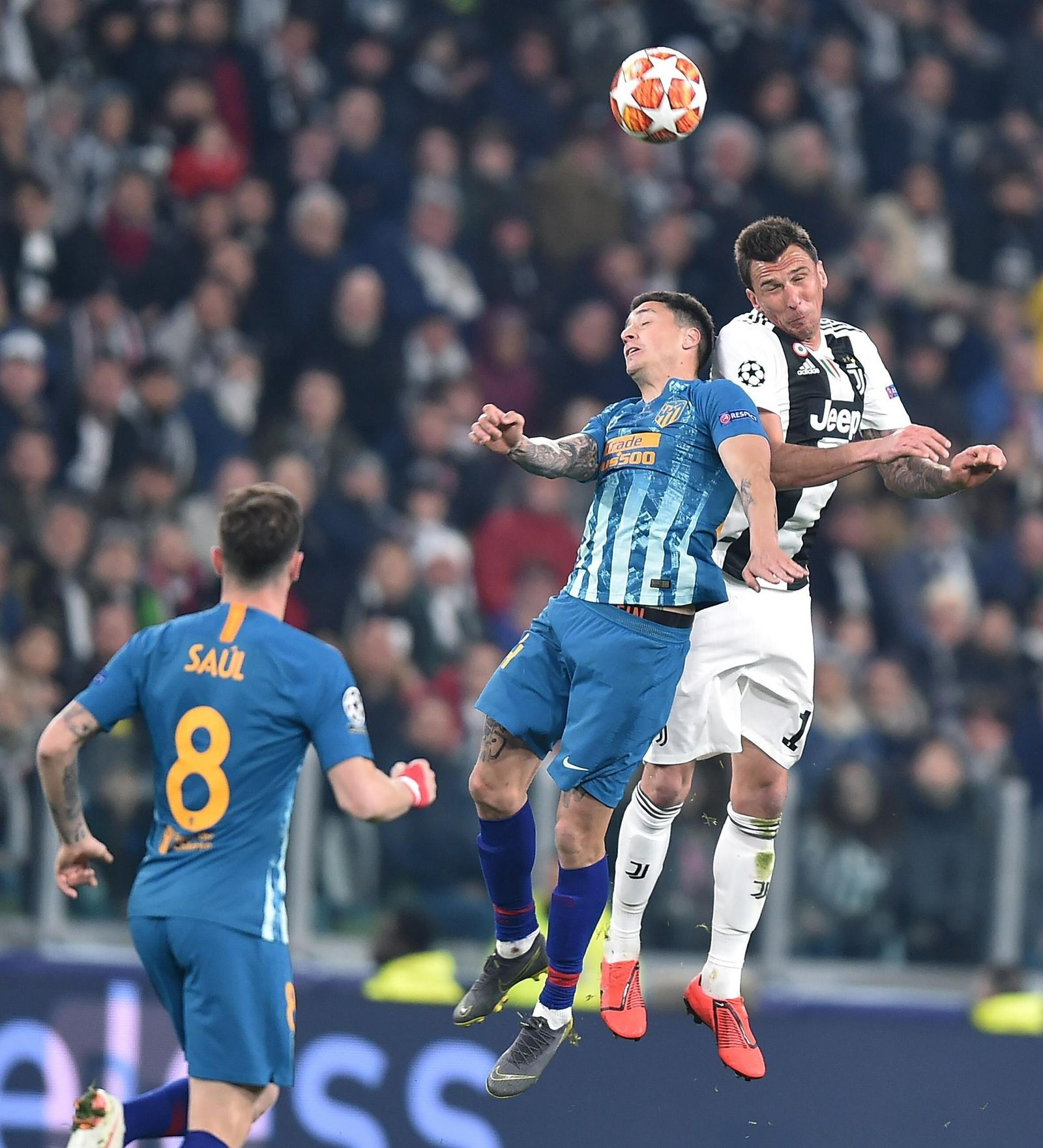 Las imágenes del Juventus-Atlético de Madrid de Champions