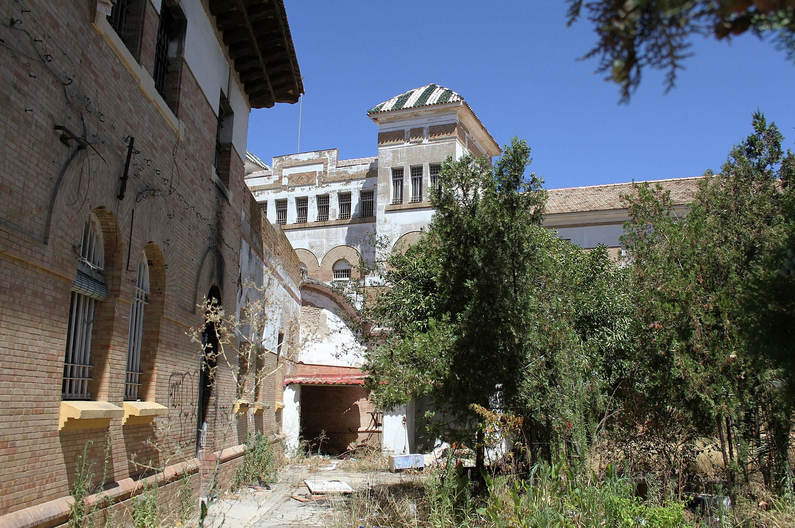 Imágenes de la antigua cárcel de Huelva durante estos últimos años