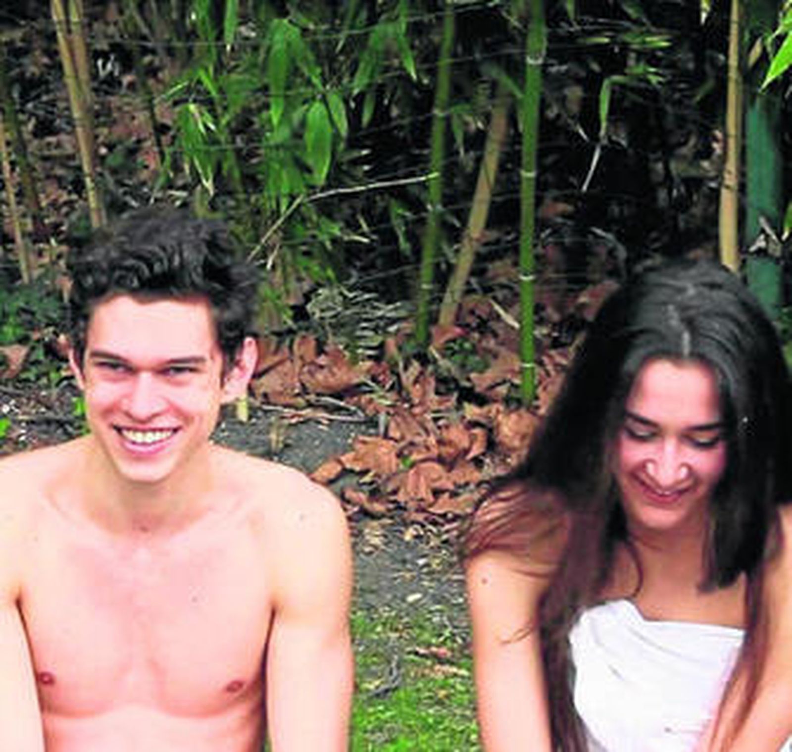 Dos de los participantes del programa holandés 'Adam looking for Eve'.