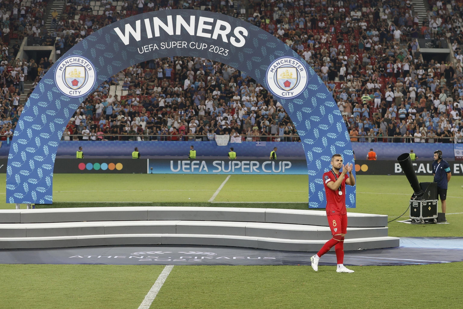 Las fotos del Manchester City-Sevilla FC en la Supercopa de Europa