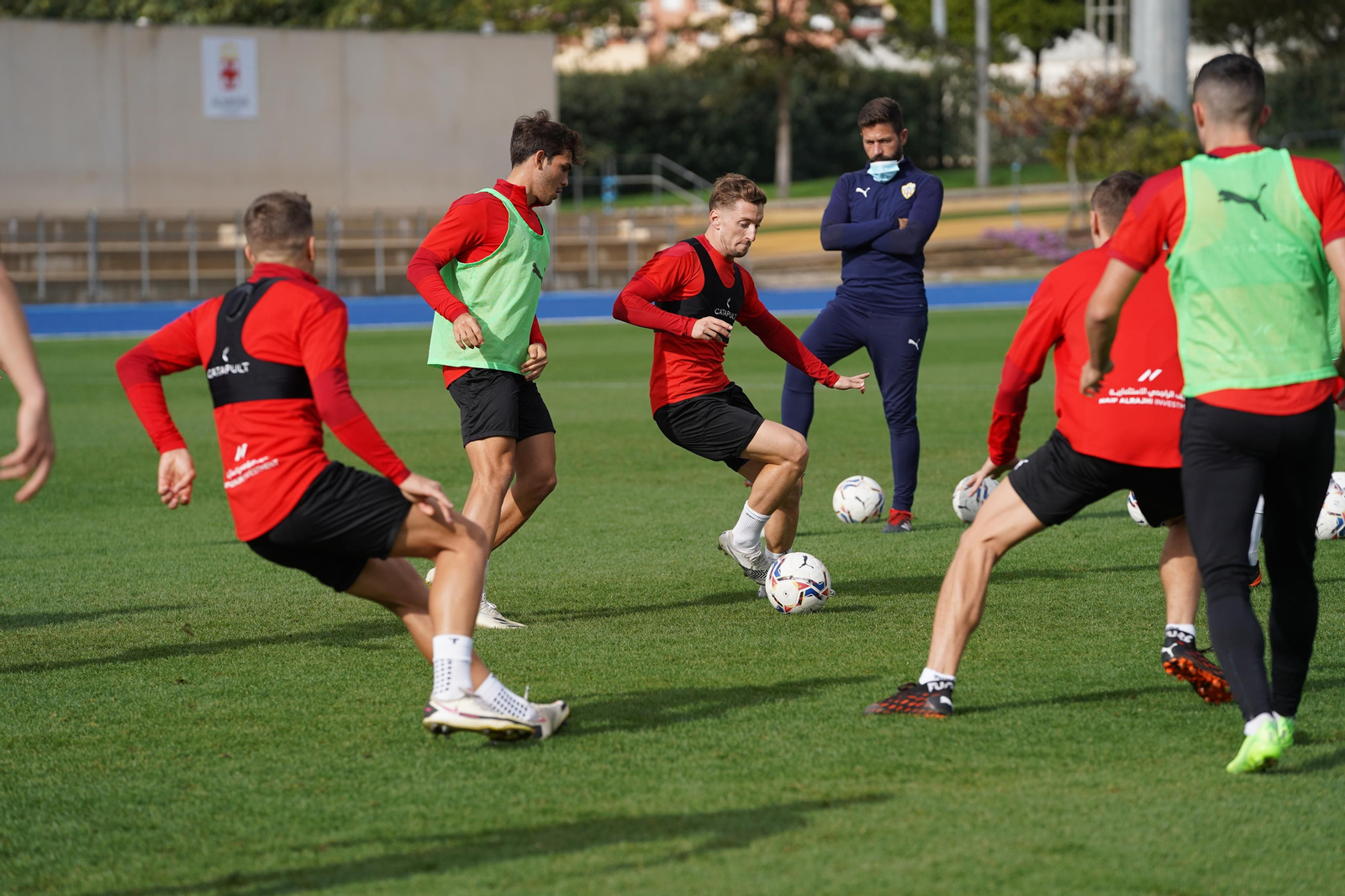 Fotogalería del entrenamiento del Almería, viernes 27