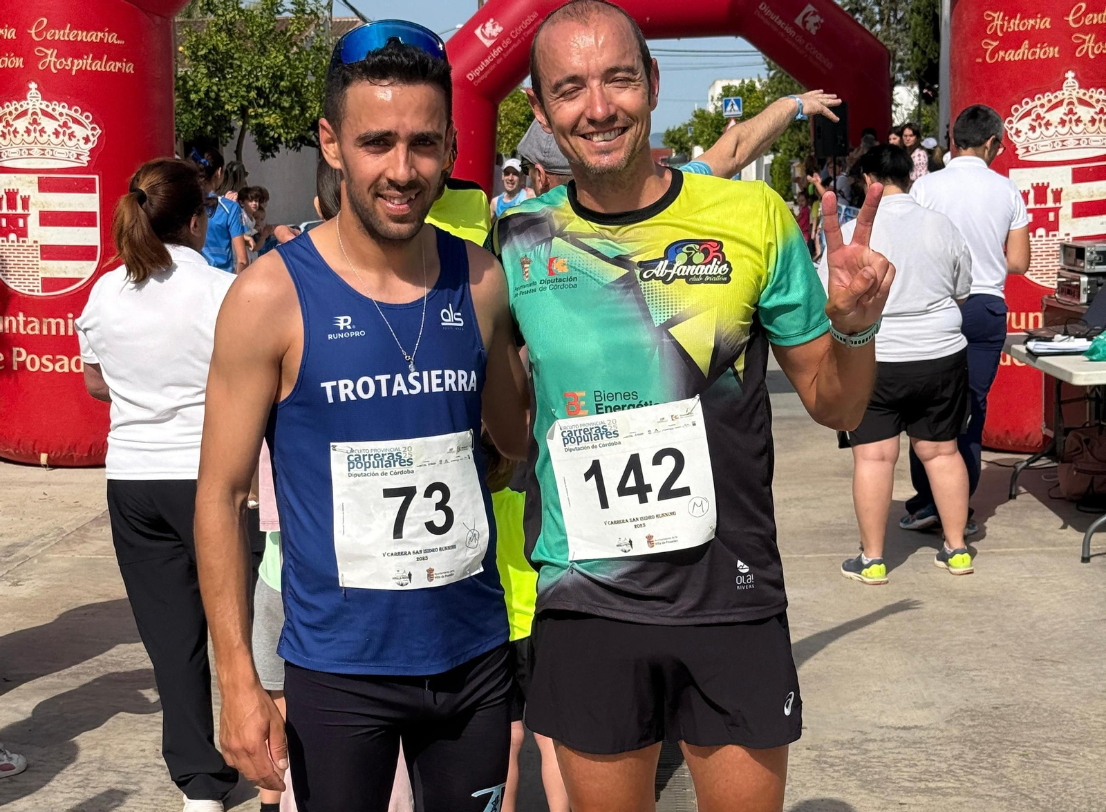 José Said Kiamuch posa junto a Juan Carlos Nieto.