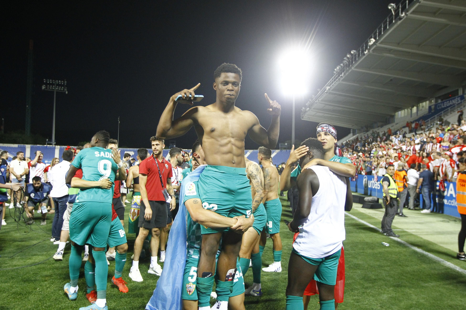 Imágenes del C.D. Leganés-U.D. Almería. Ascenso a la Liga Santander de Fútbol