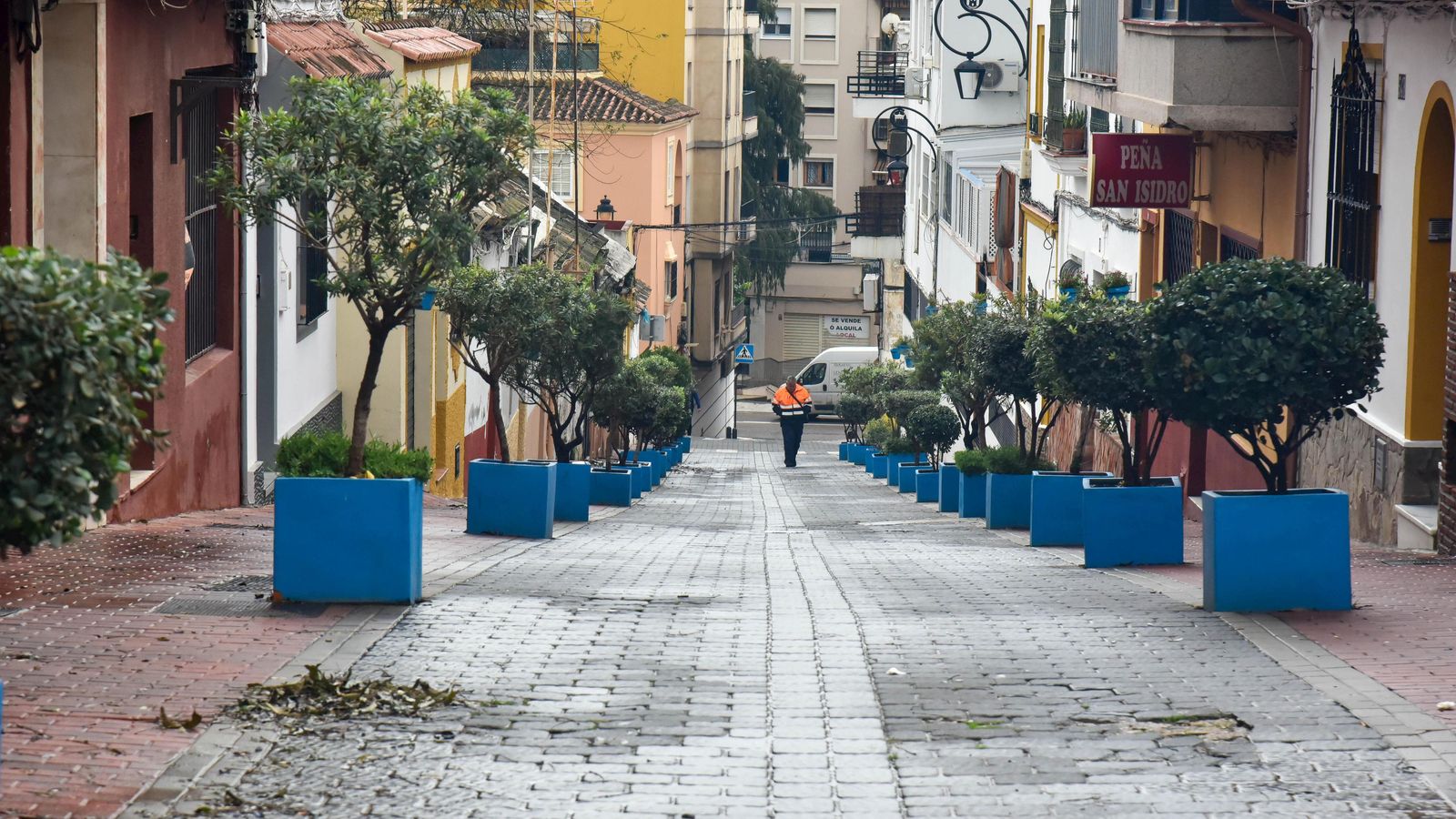 San Isidro, antes el barrio de la Matagorda, por sus empinadas cuestas.