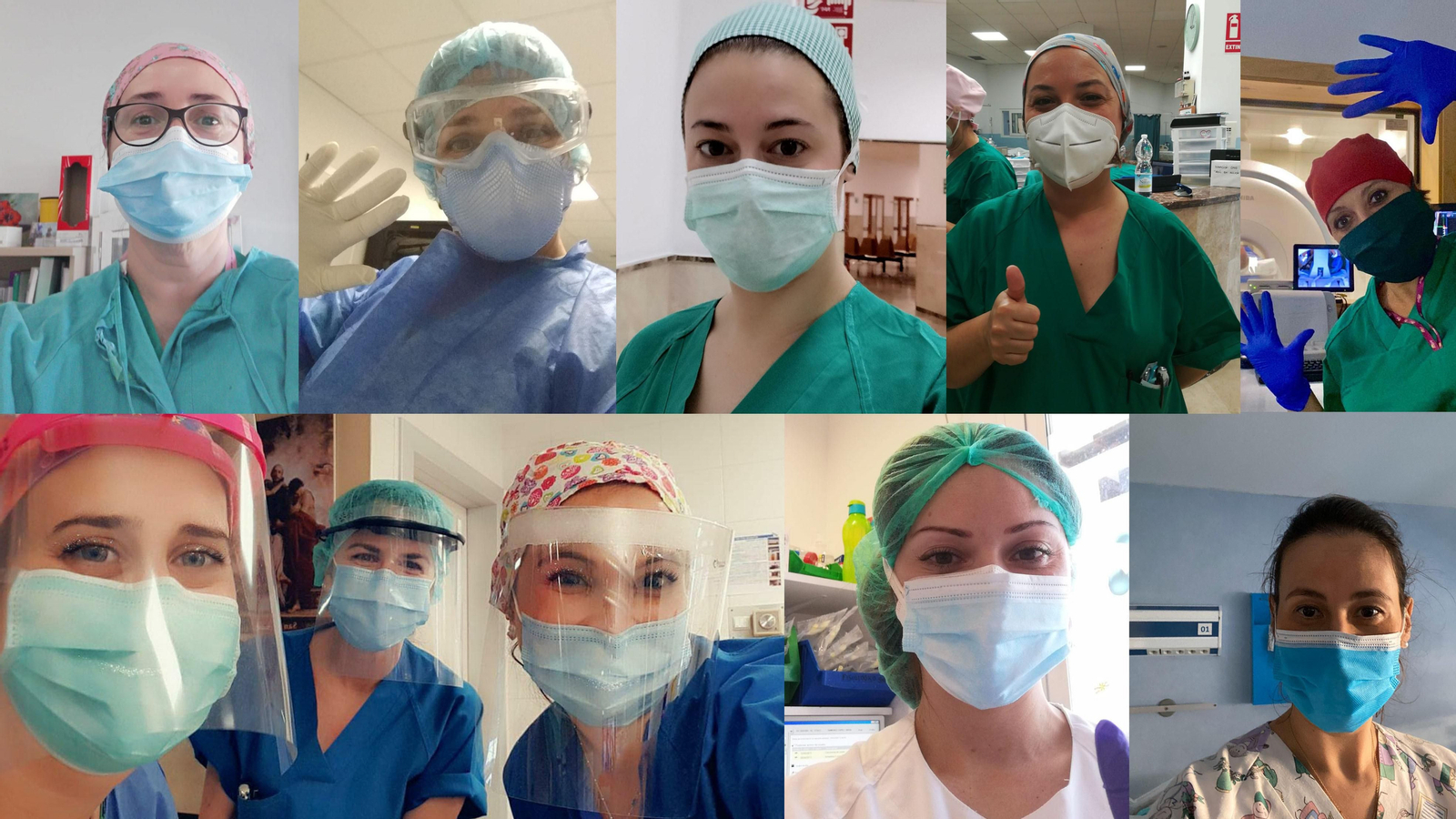 Galería: homenaje a los sanitarios del hospital de Jerez por el Día de la Enfermería