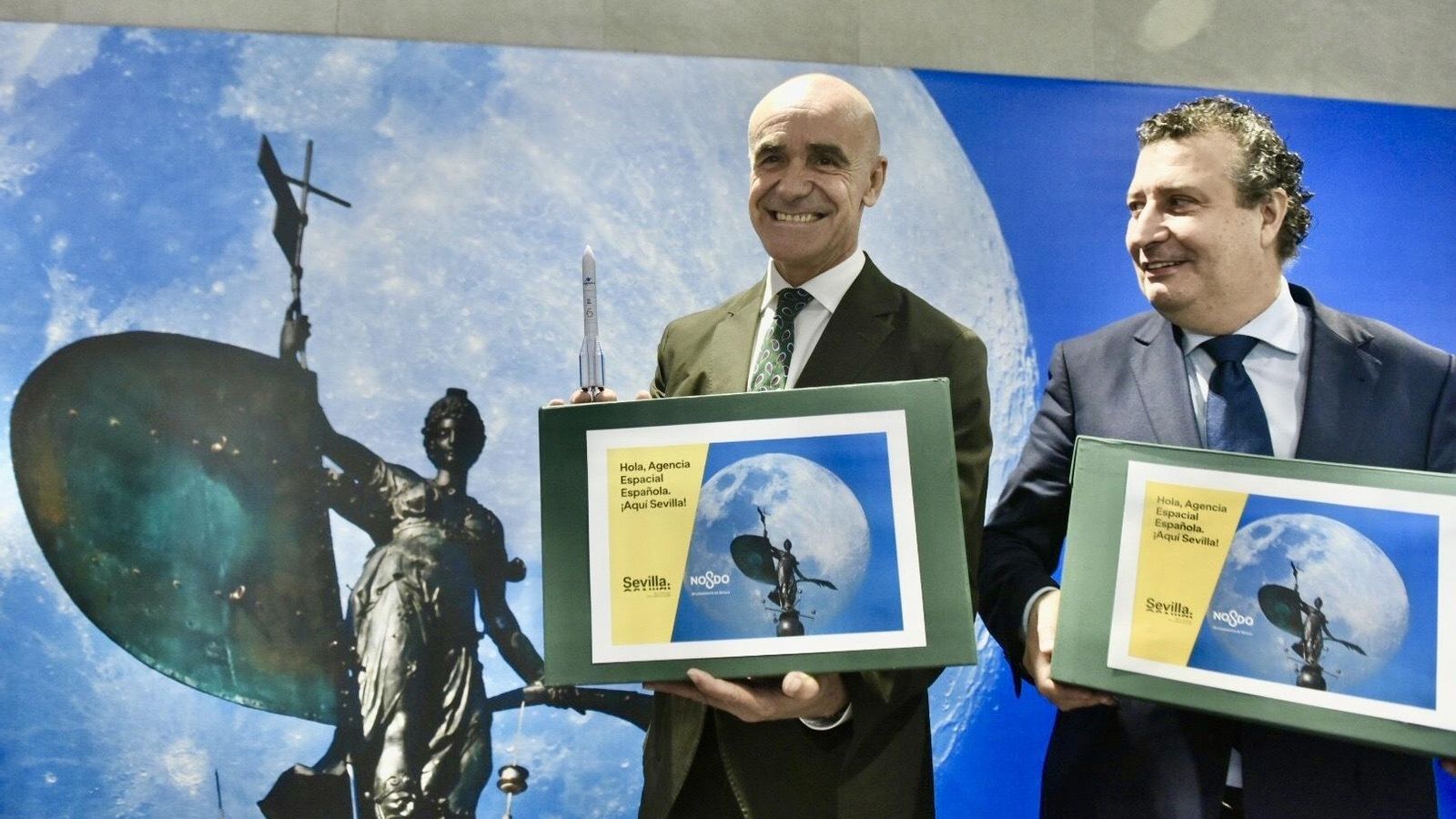 Presentación de la candidatura de Sevilla como sede de la Agencia Espacial Española.